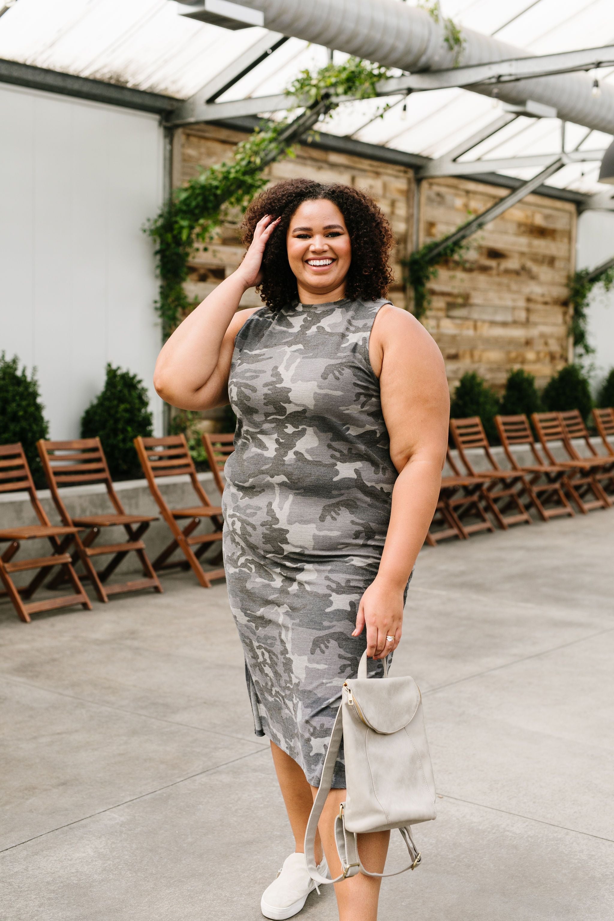 Hold Down The Fort Camouflage Dress