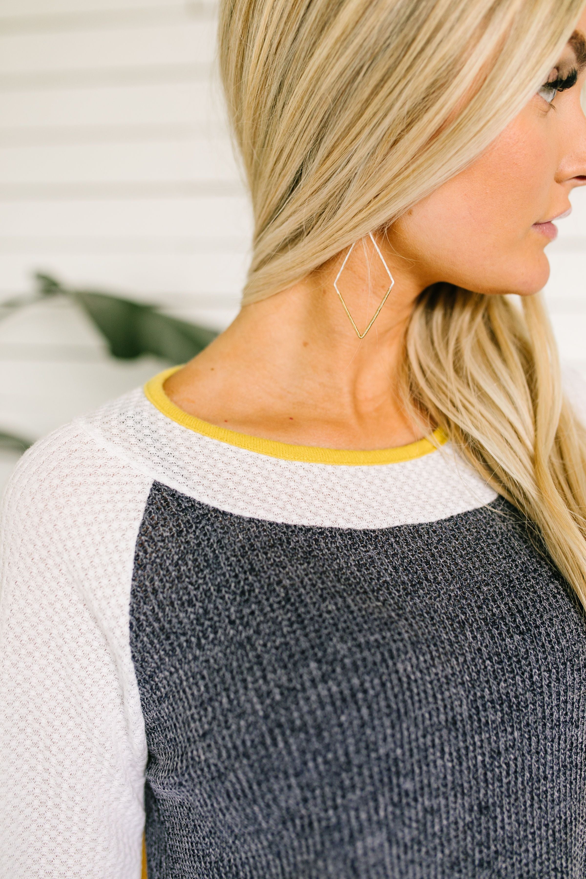 Hold The Syrup Waffle Knit Raglan Tee