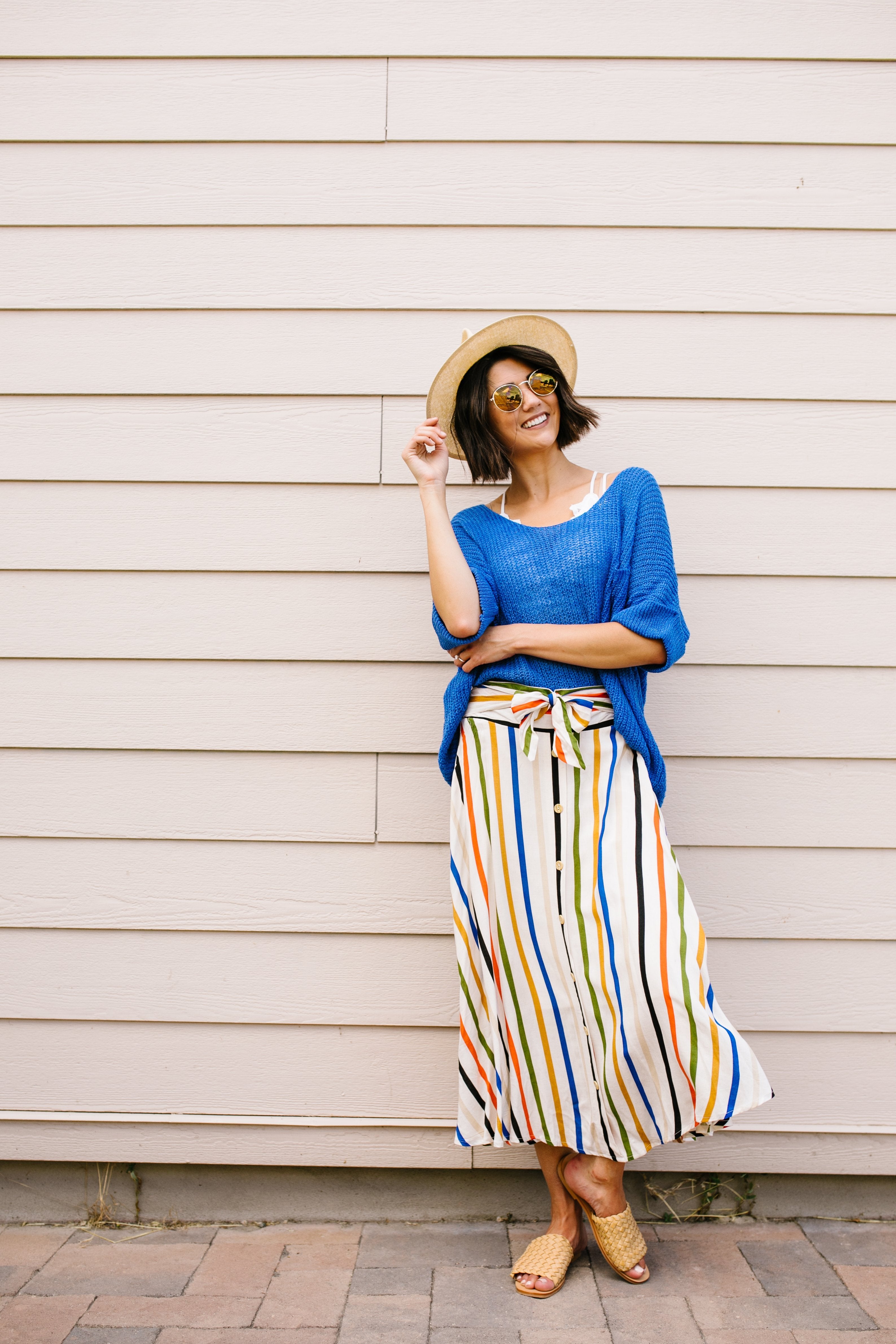 Indian Summer Striped Skirt