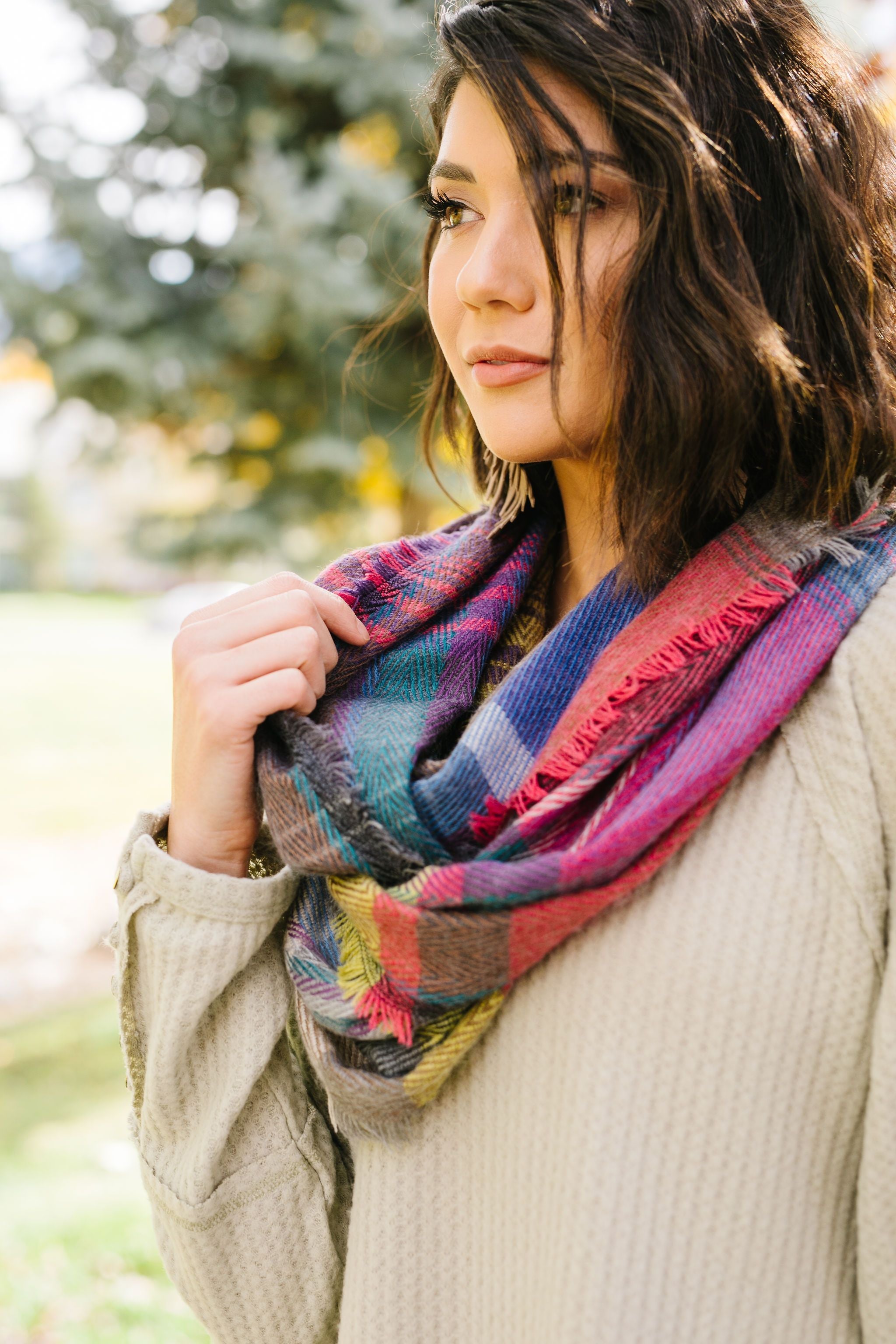 Nacho Basic Scarf In Fuchsia