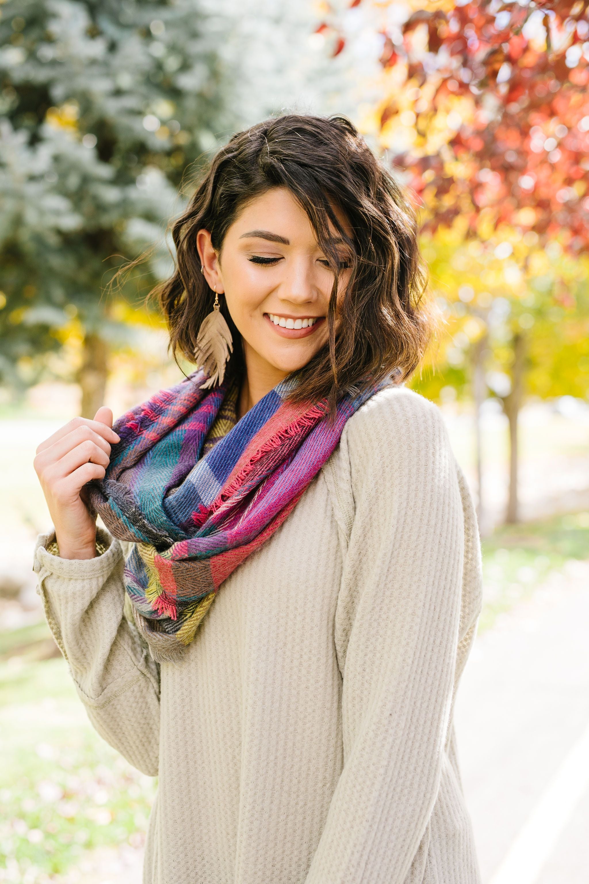 Nacho Basic Scarf In Fuchsia