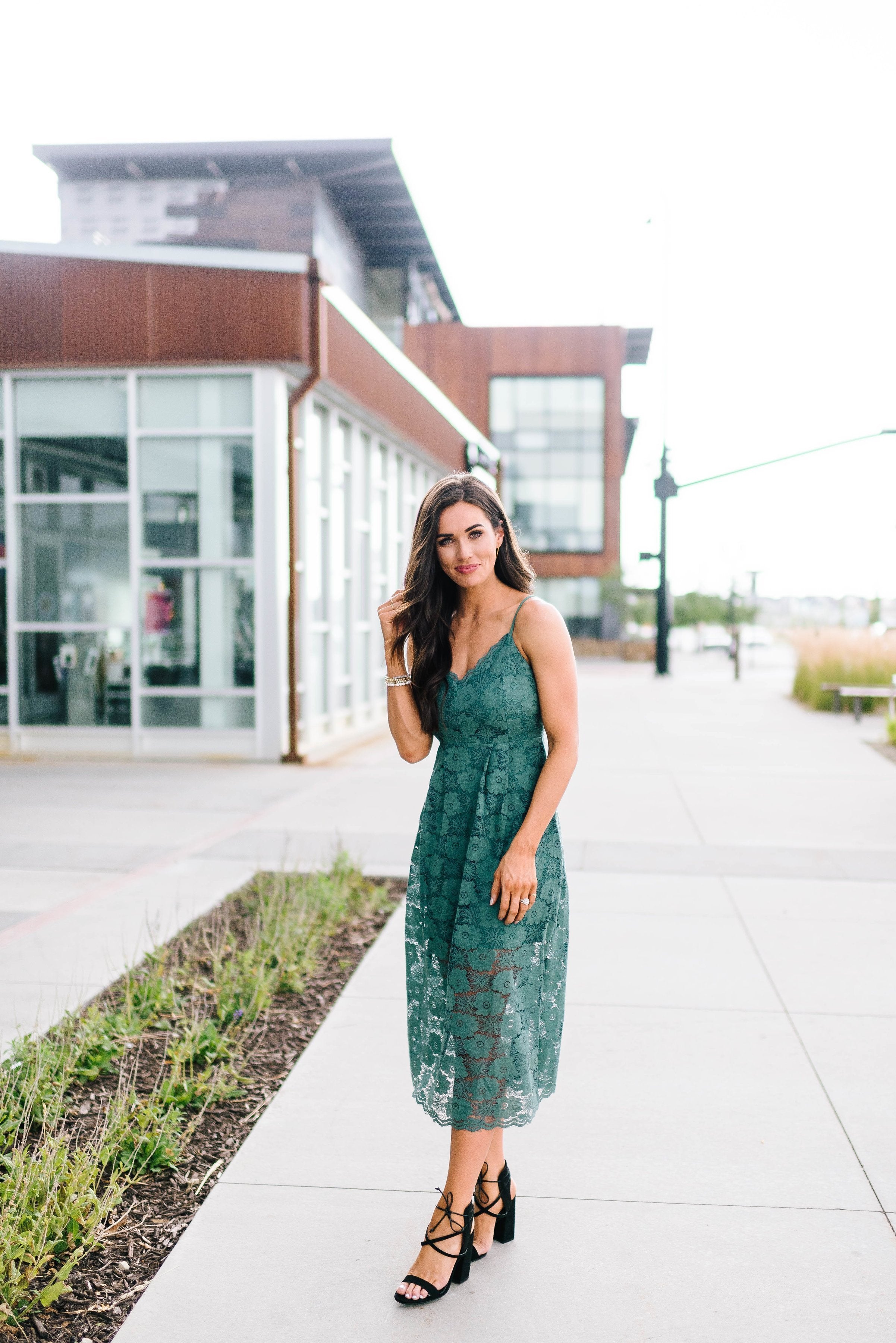 Jade Lace Dress