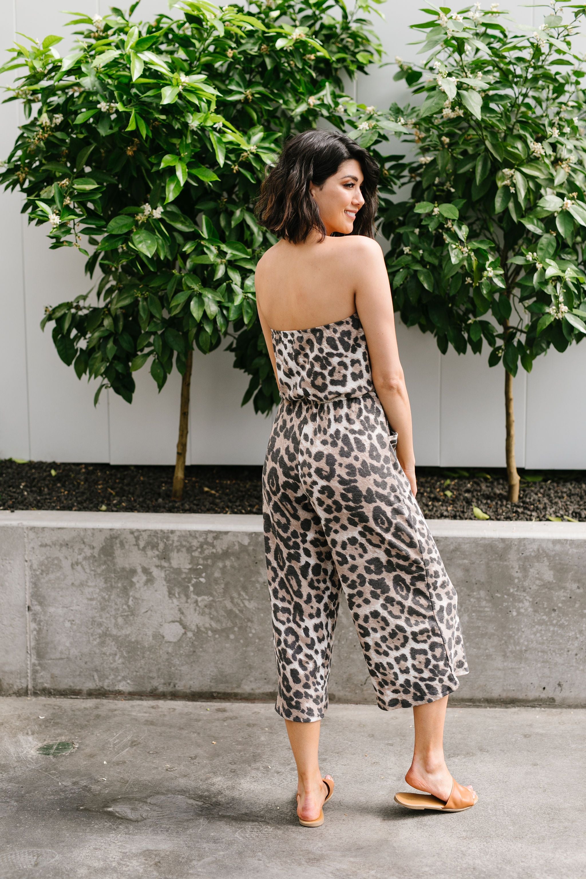 Jagged Little Cropped Jumpsuit