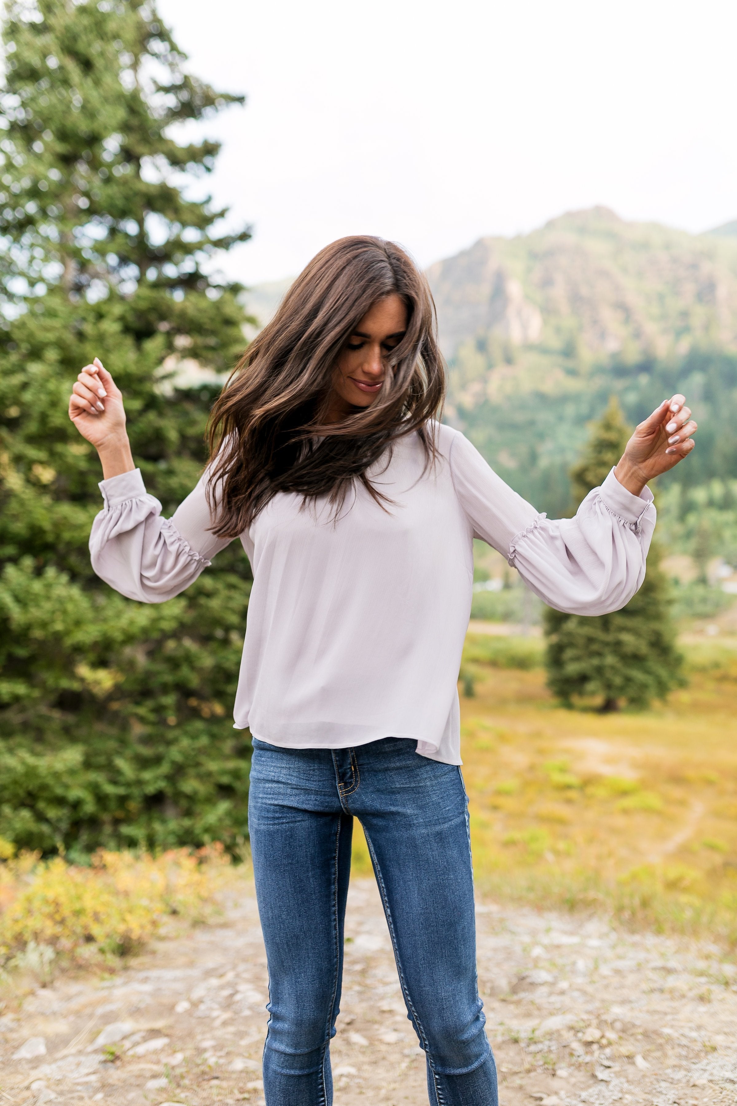 Julia Blouse In Light Lavender