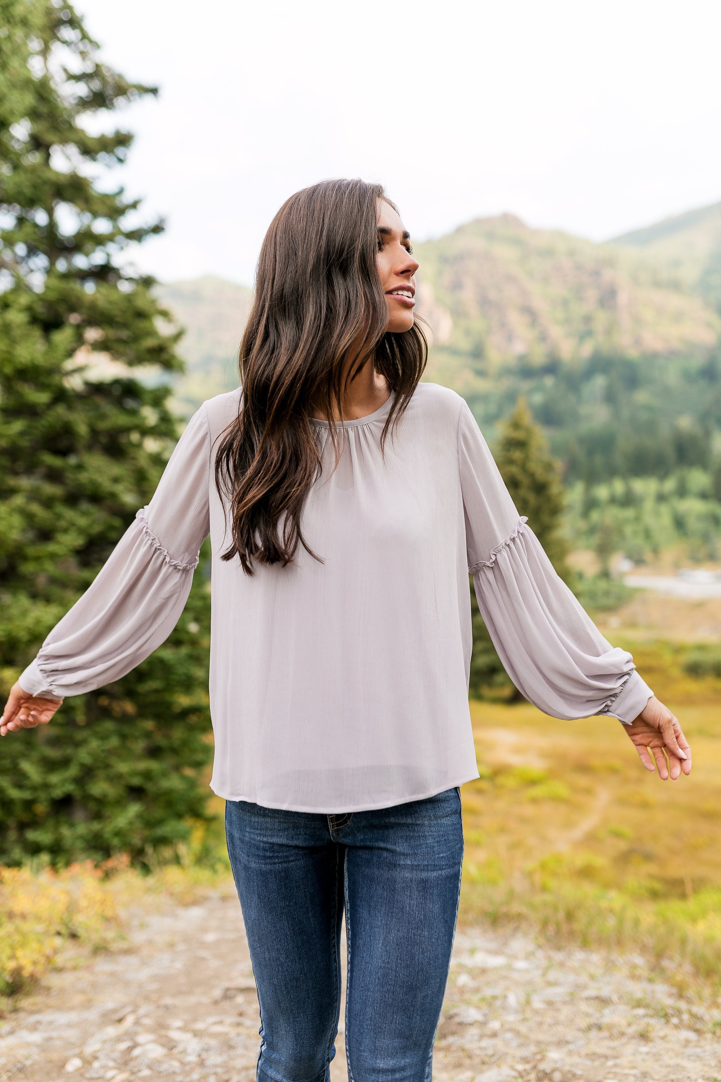 Julia Blouse In Light Lavender