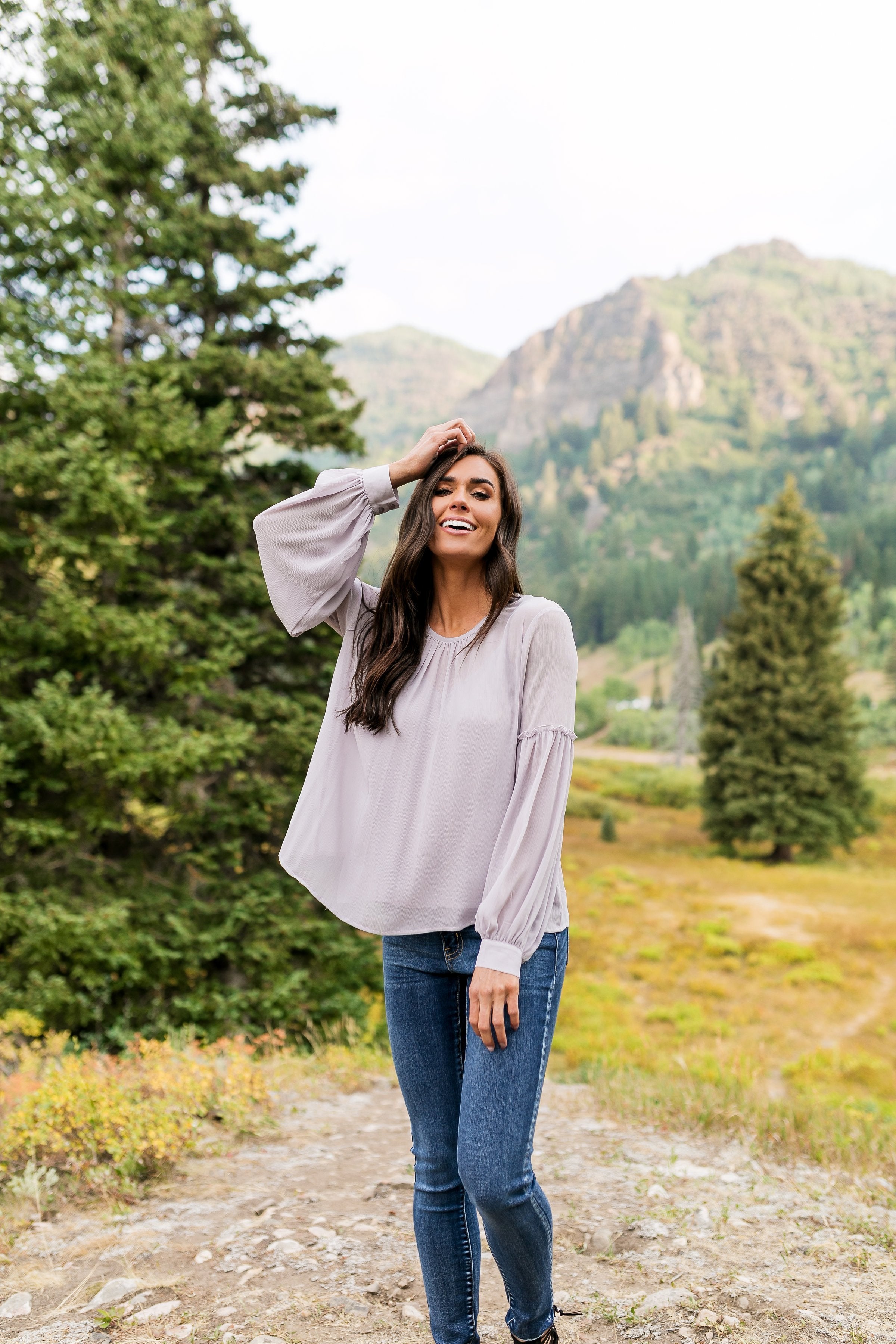 Julia Blouse In Light Lavender