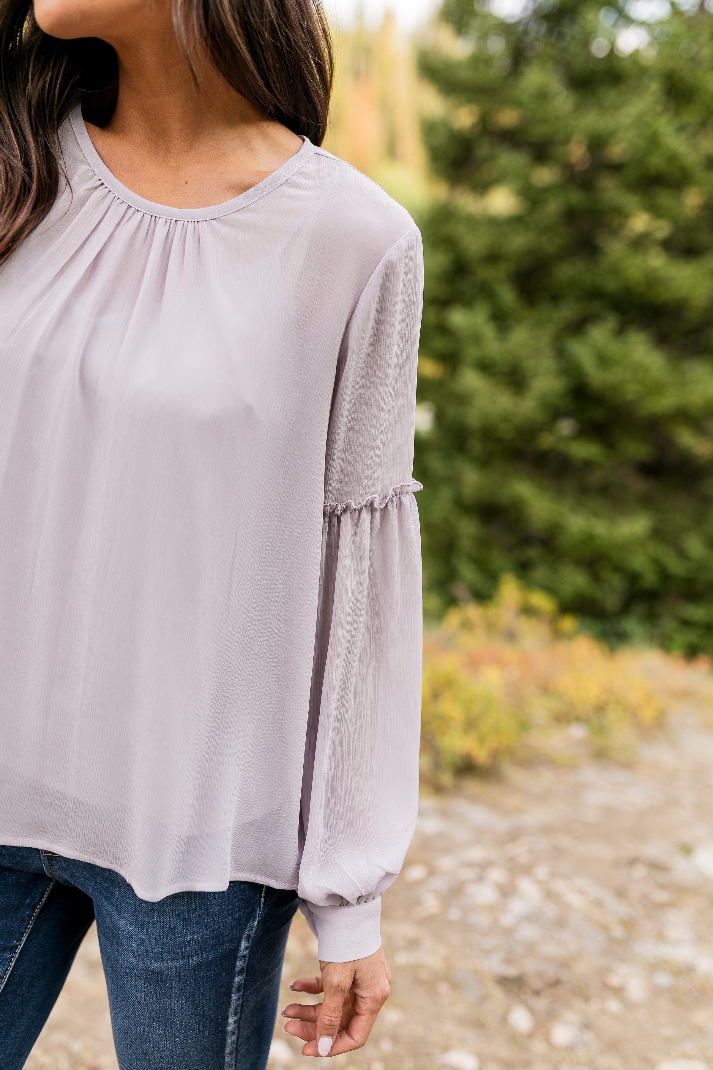 Julia Blouse In Light Lavender