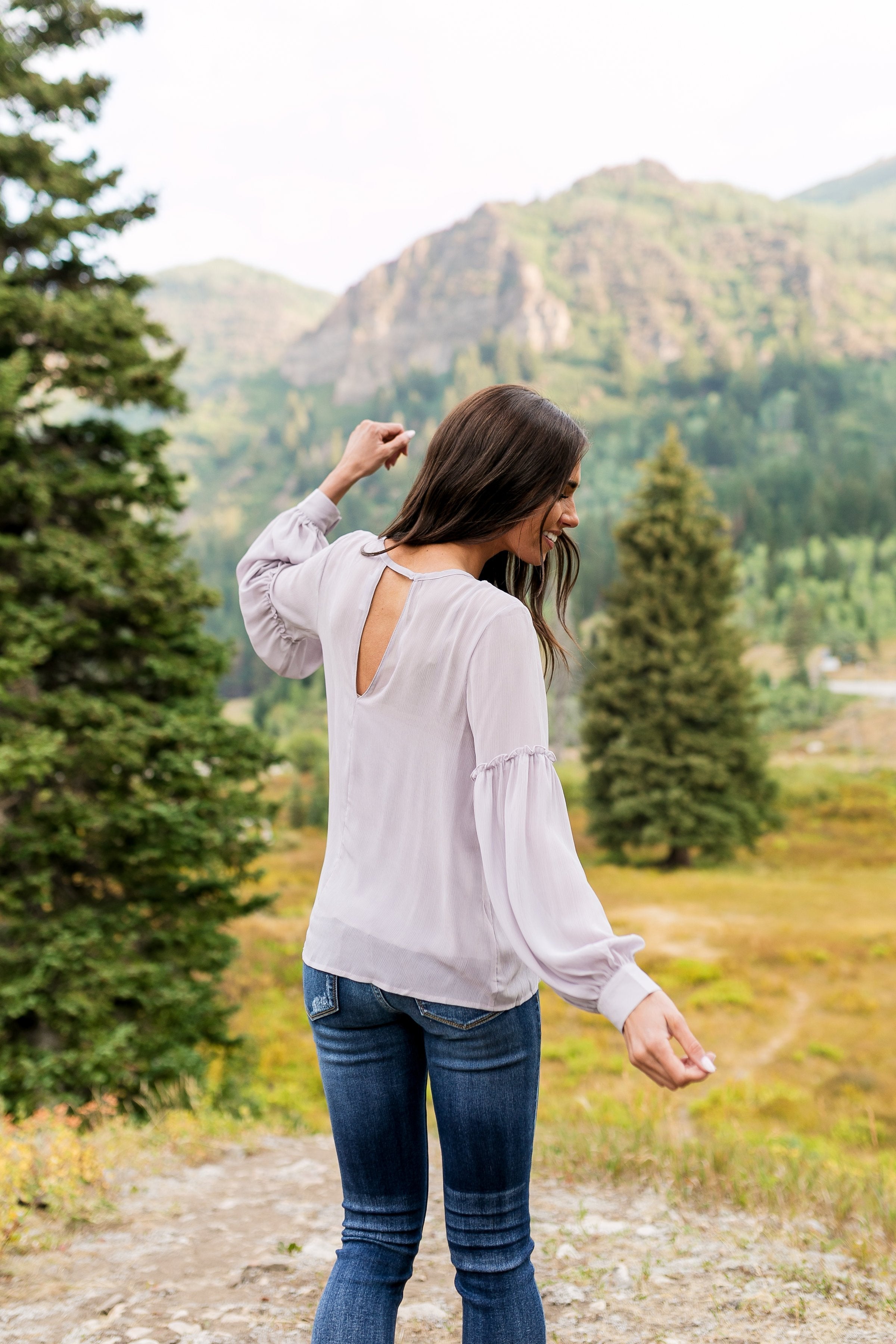 Julia Blouse In Light Lavender