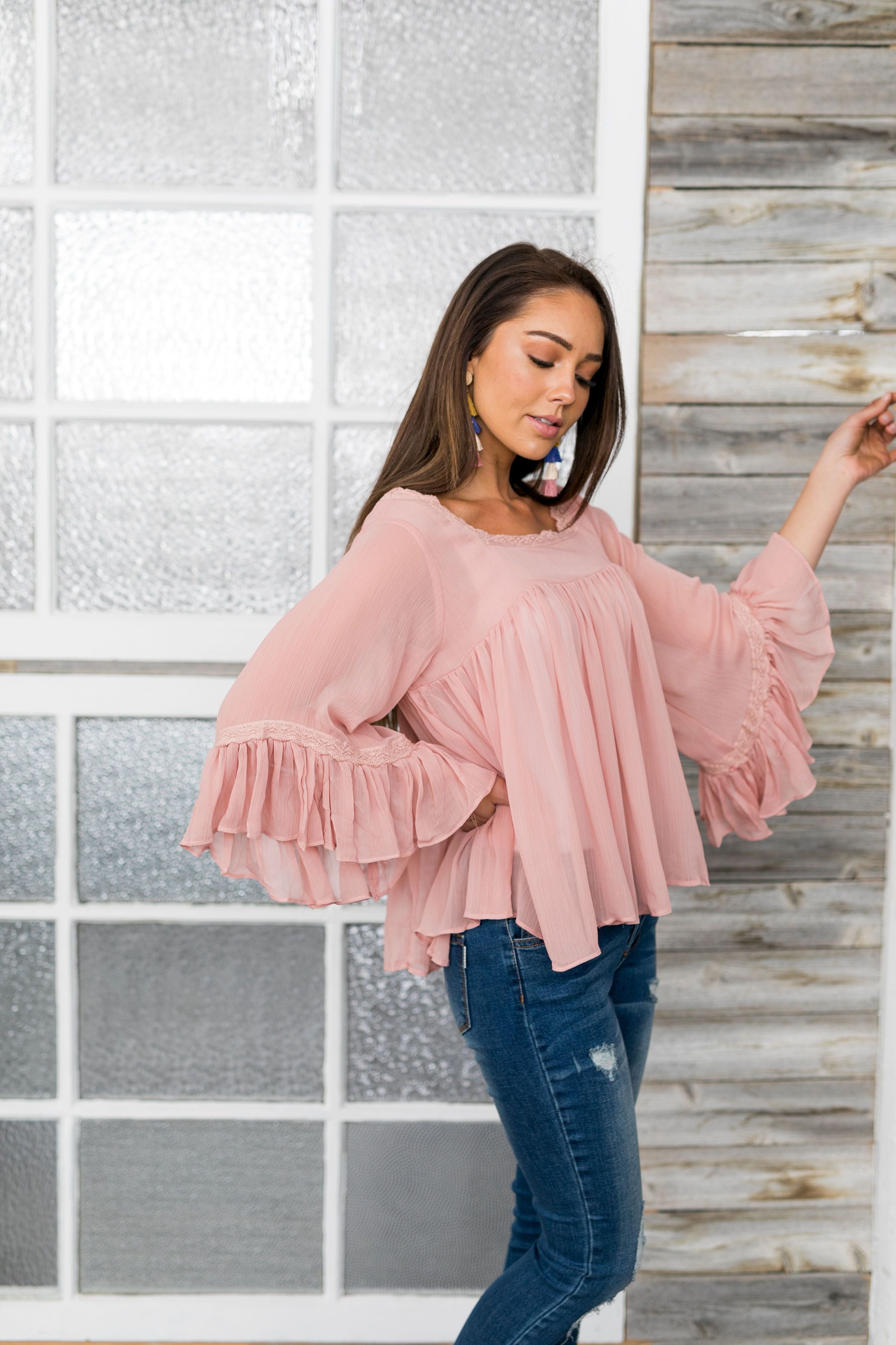 Juliet Sheer Blouse - ALL SALES FINAL