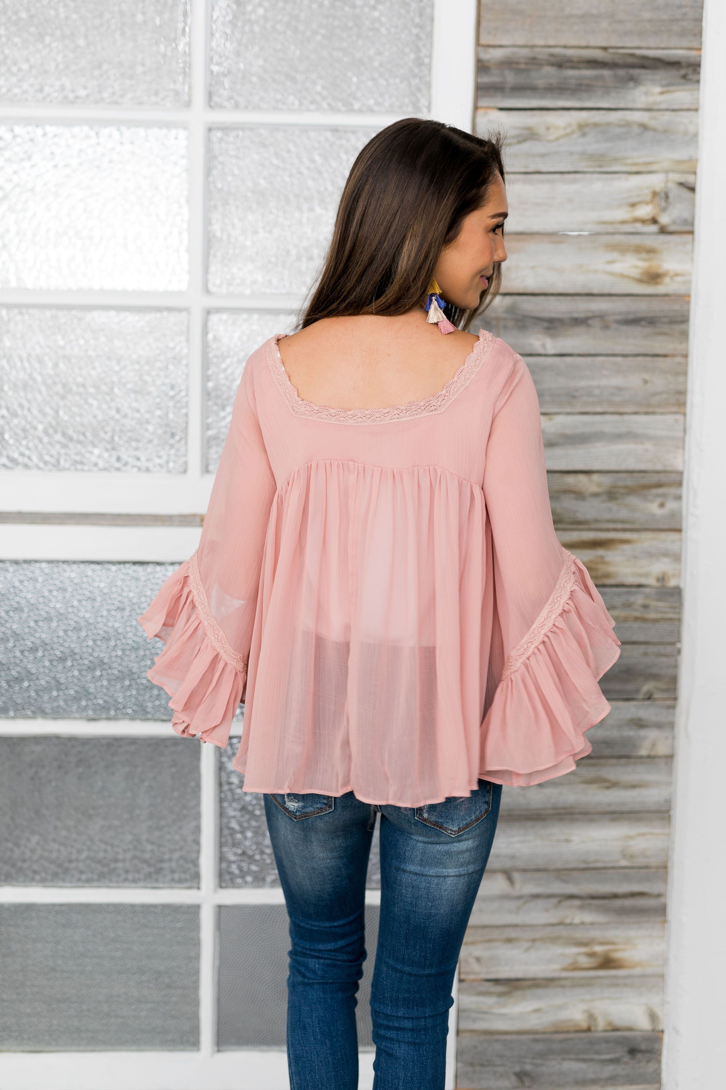 Juliet Sheer Blouse - ALL SALES FINAL