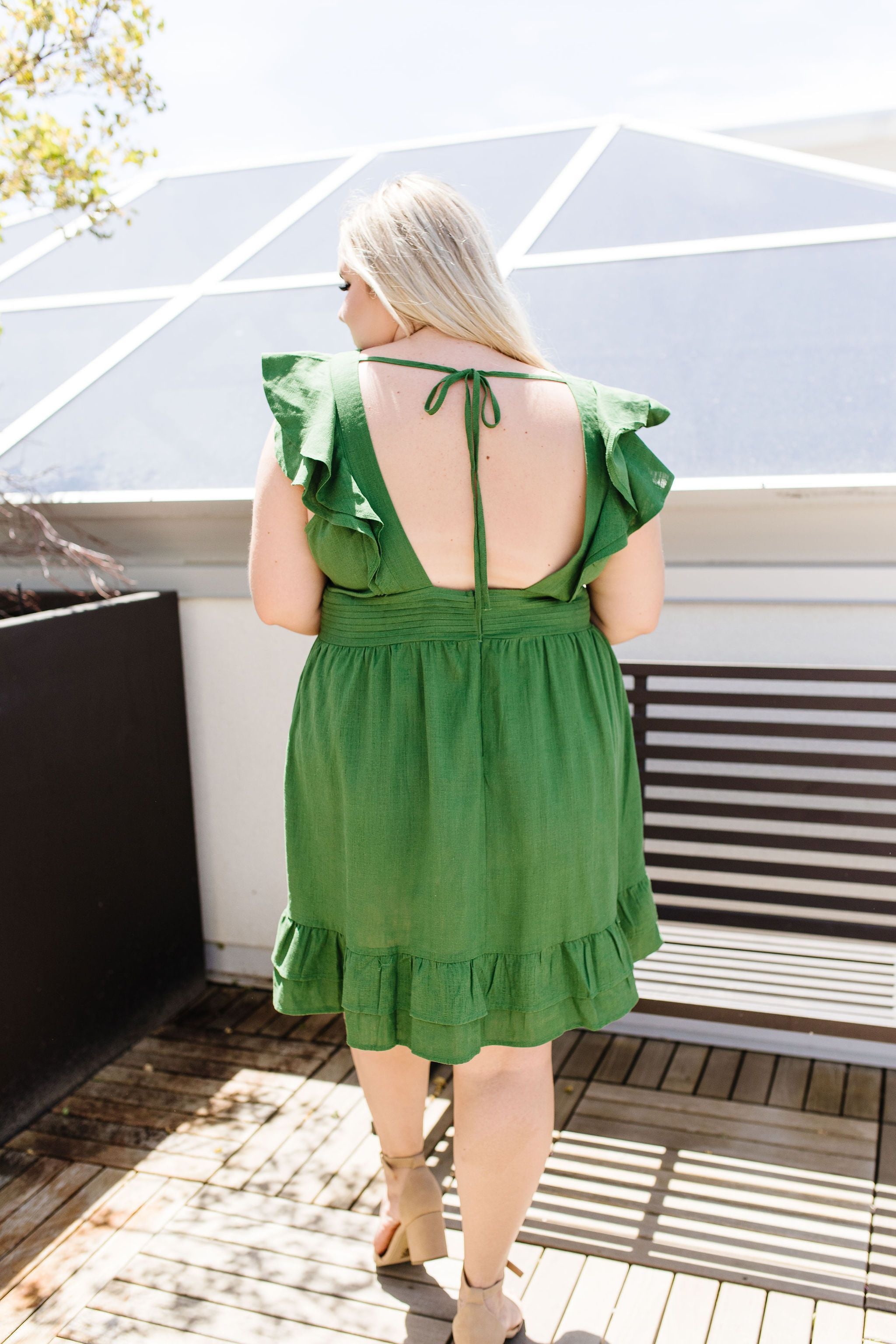 Kiwi Ruffles Dress