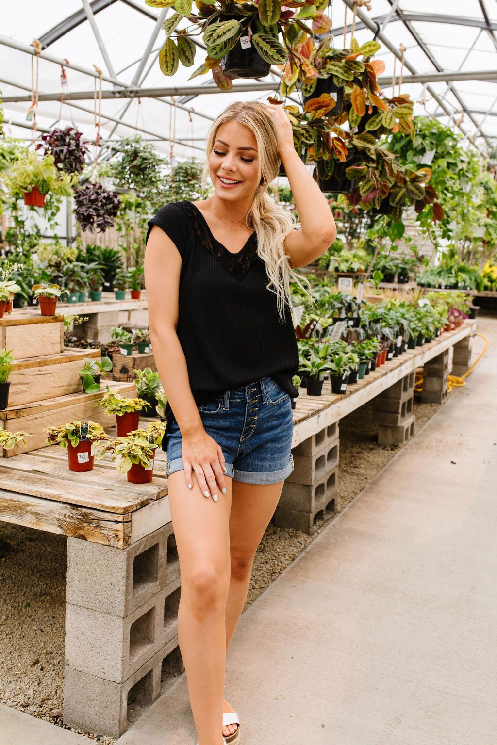 Lace & Grace Top In Black