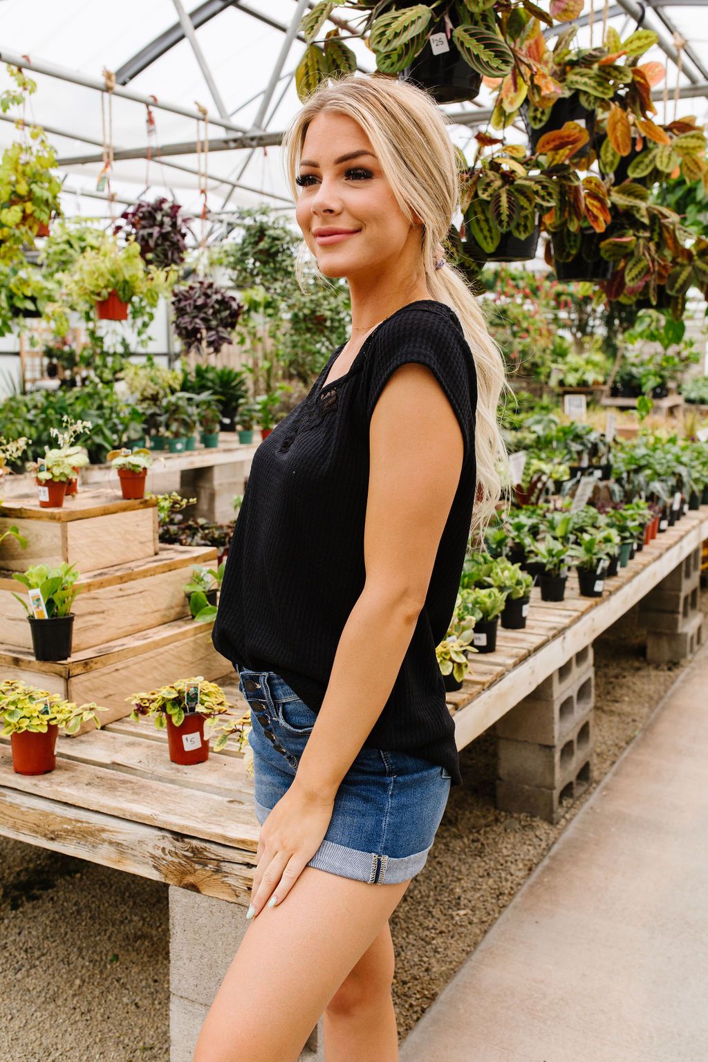 Lace & Grace Top In Black