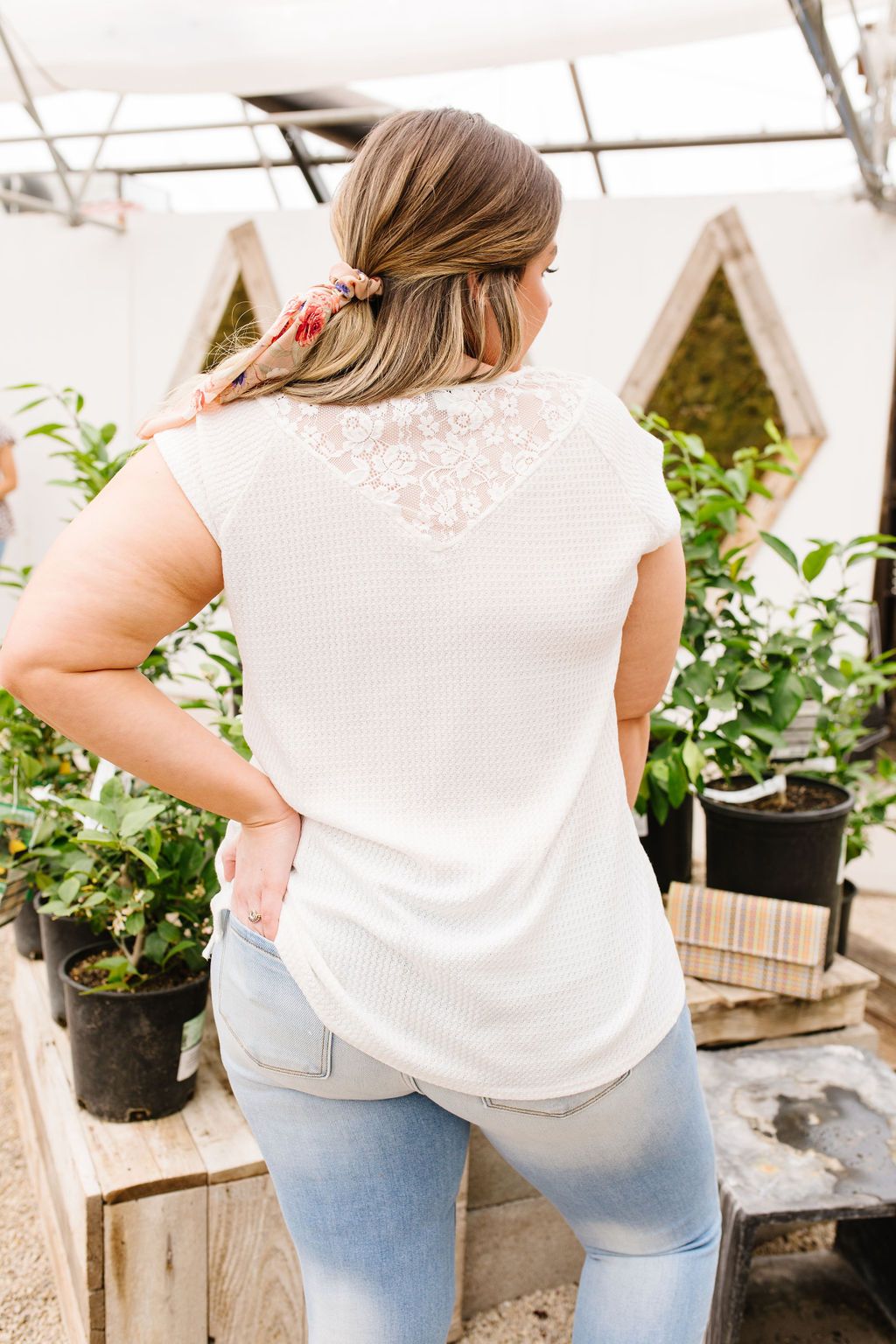 Lace & Grace Top In Off-White