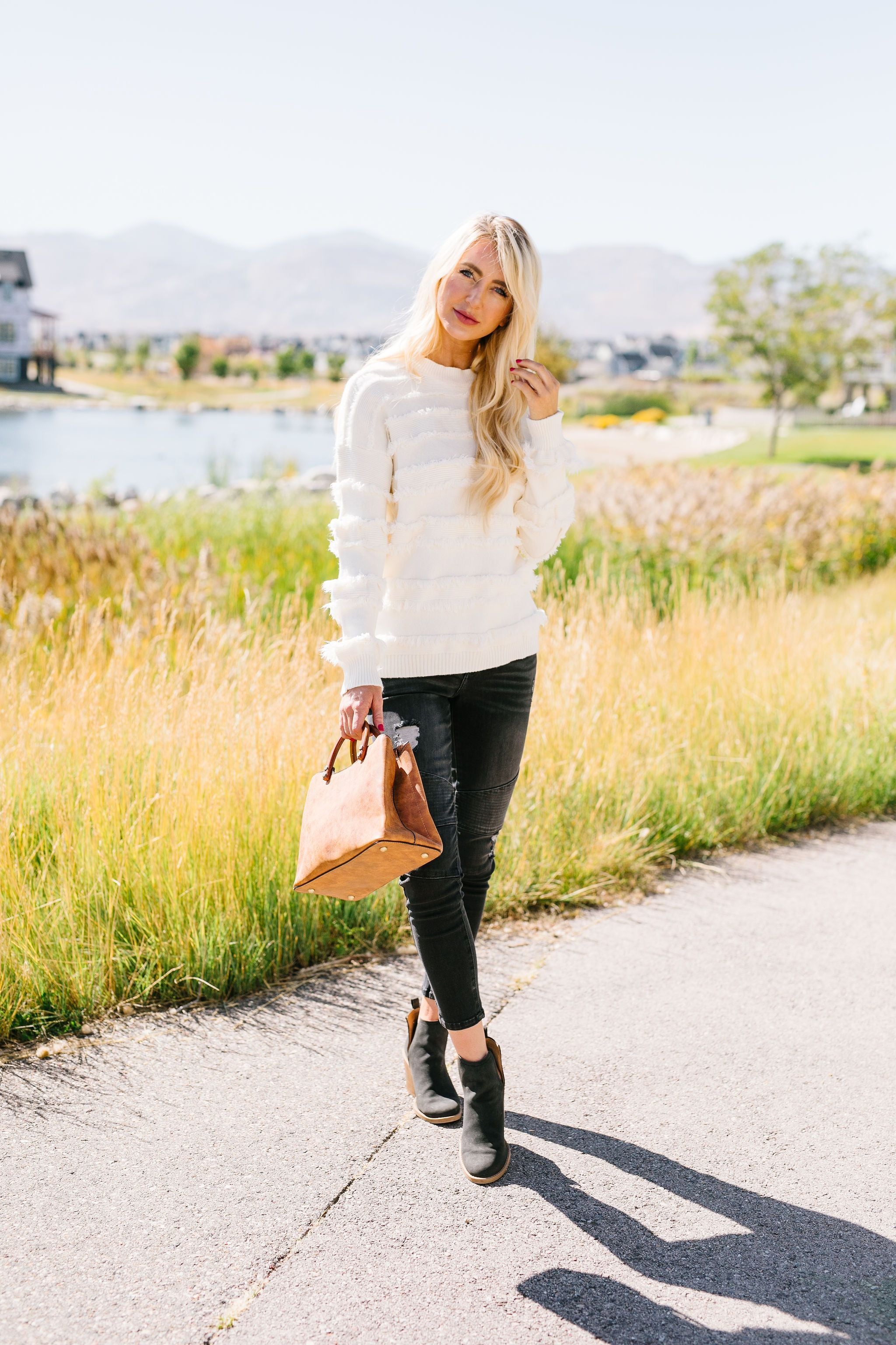 Layers Of Fringe Sweater