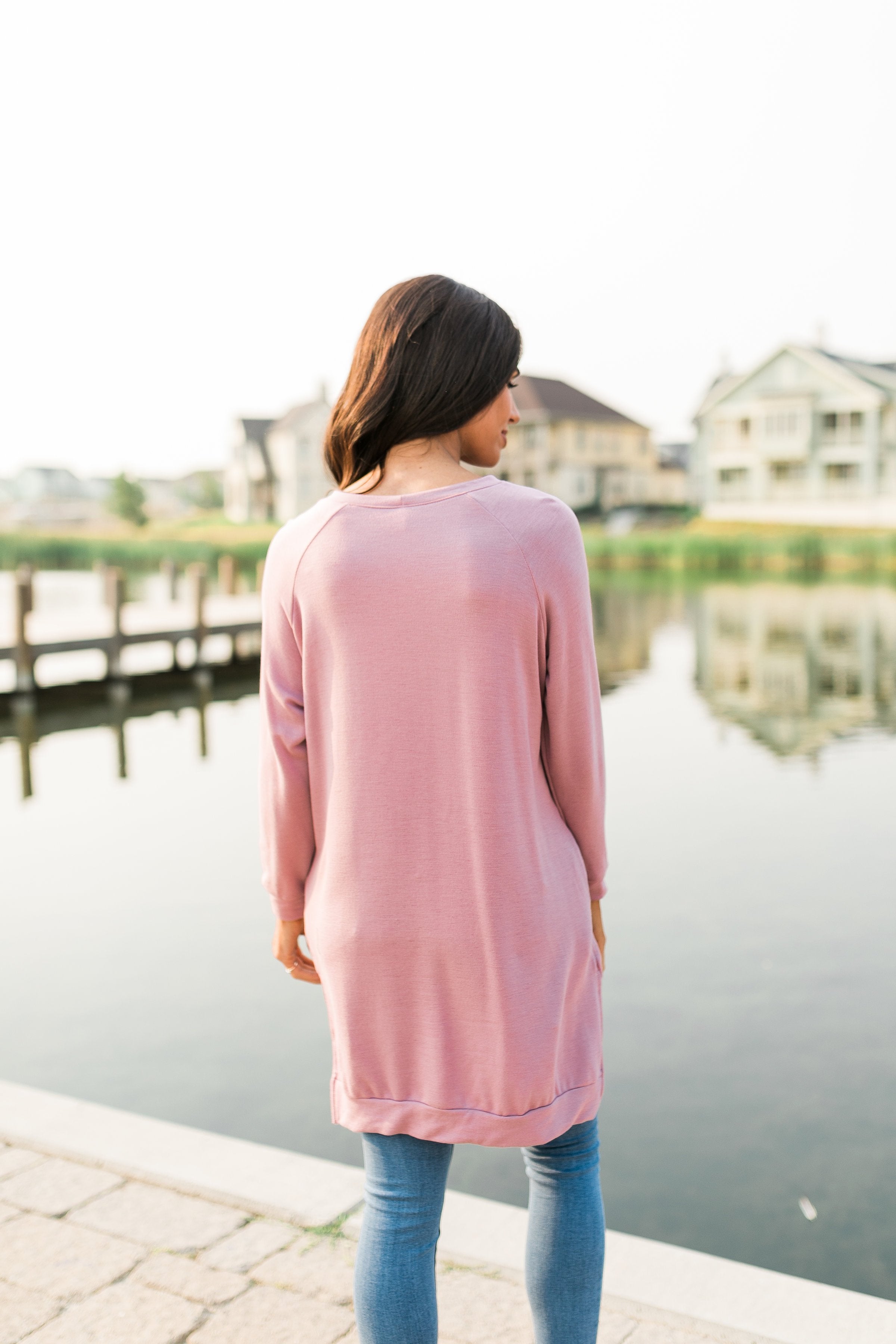 Lazy Day Tunic In Pink