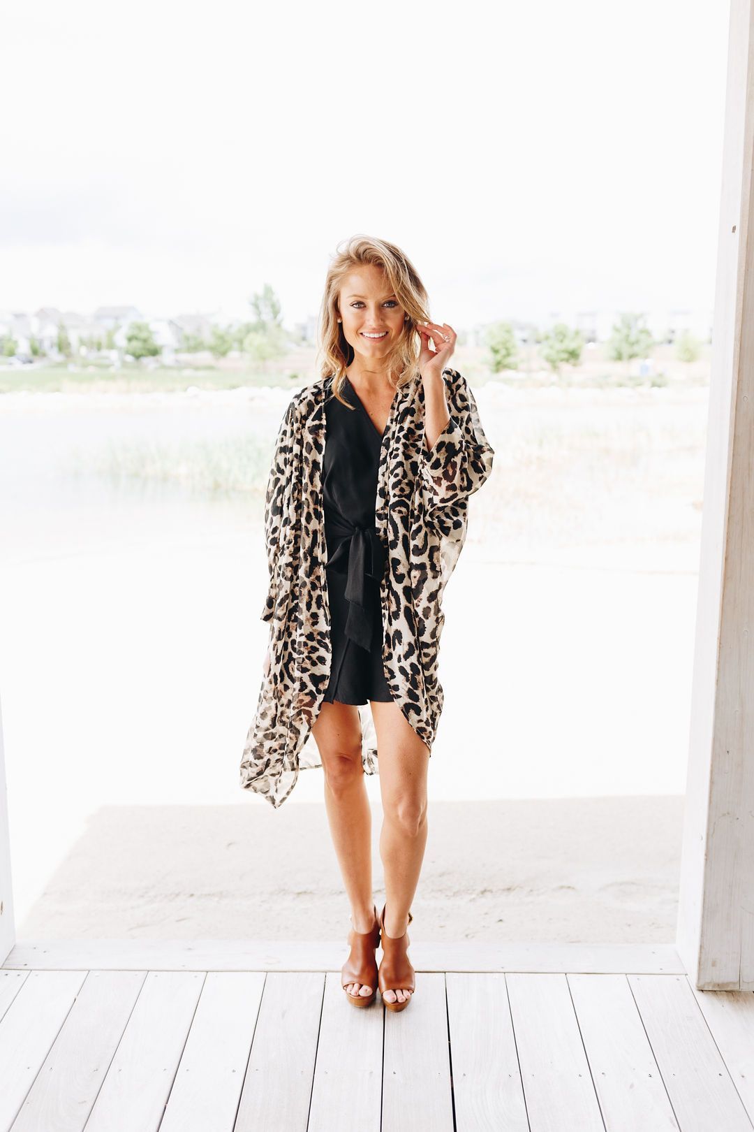 Leopard Kimono