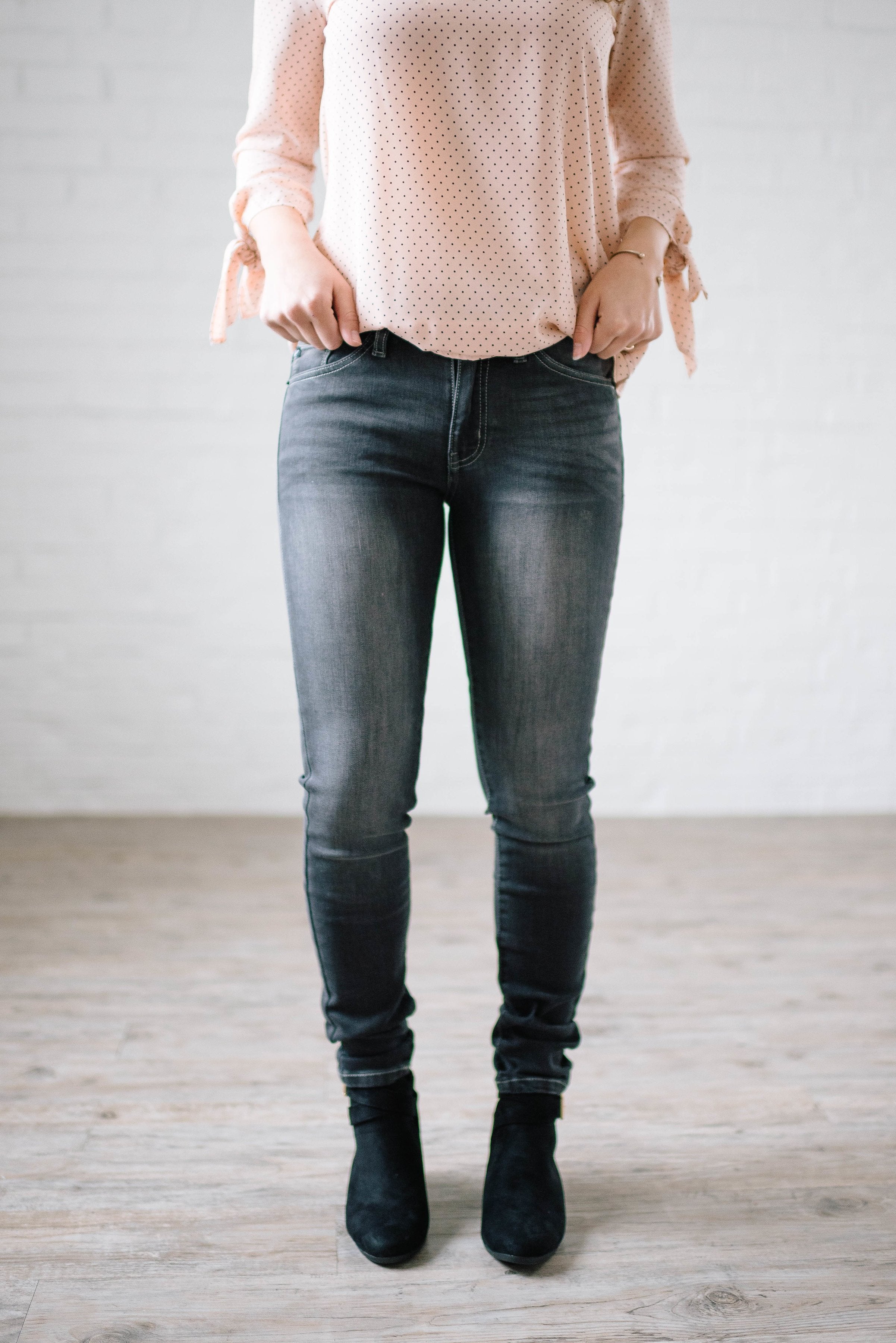 Light Gray Super Skinny Jeans