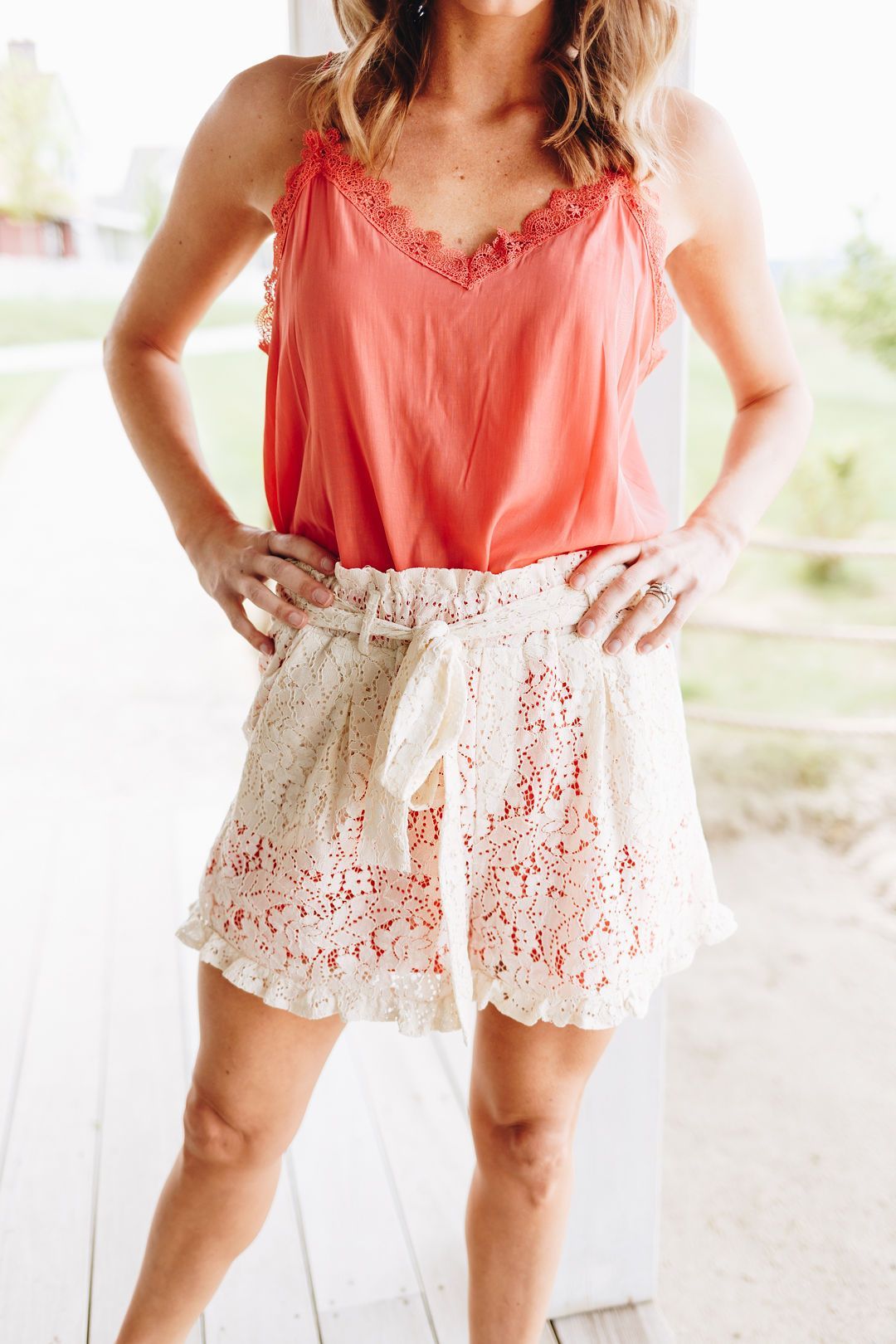 Lolita Lace Shorts In Cream