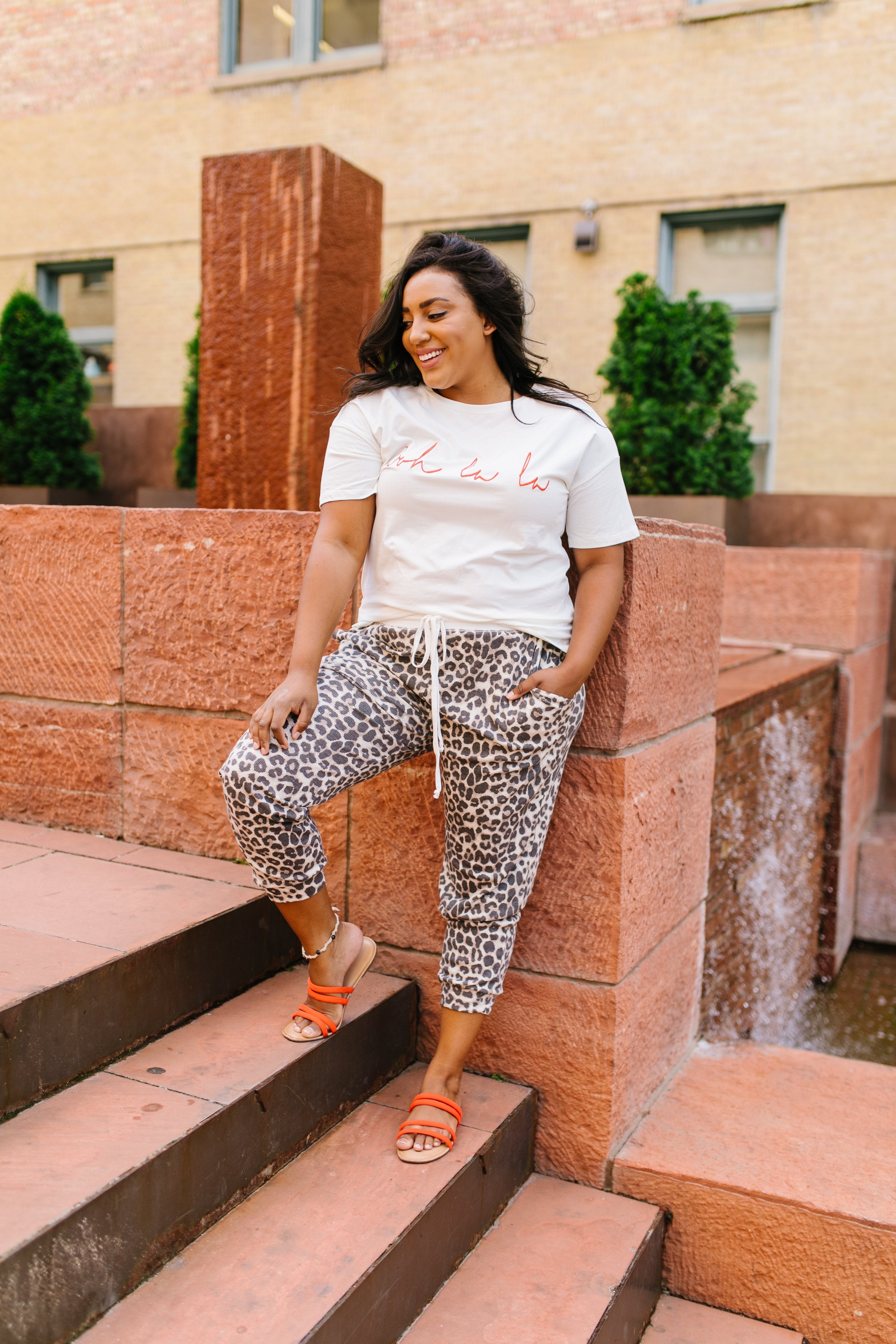 Lounging Leopard Joggers