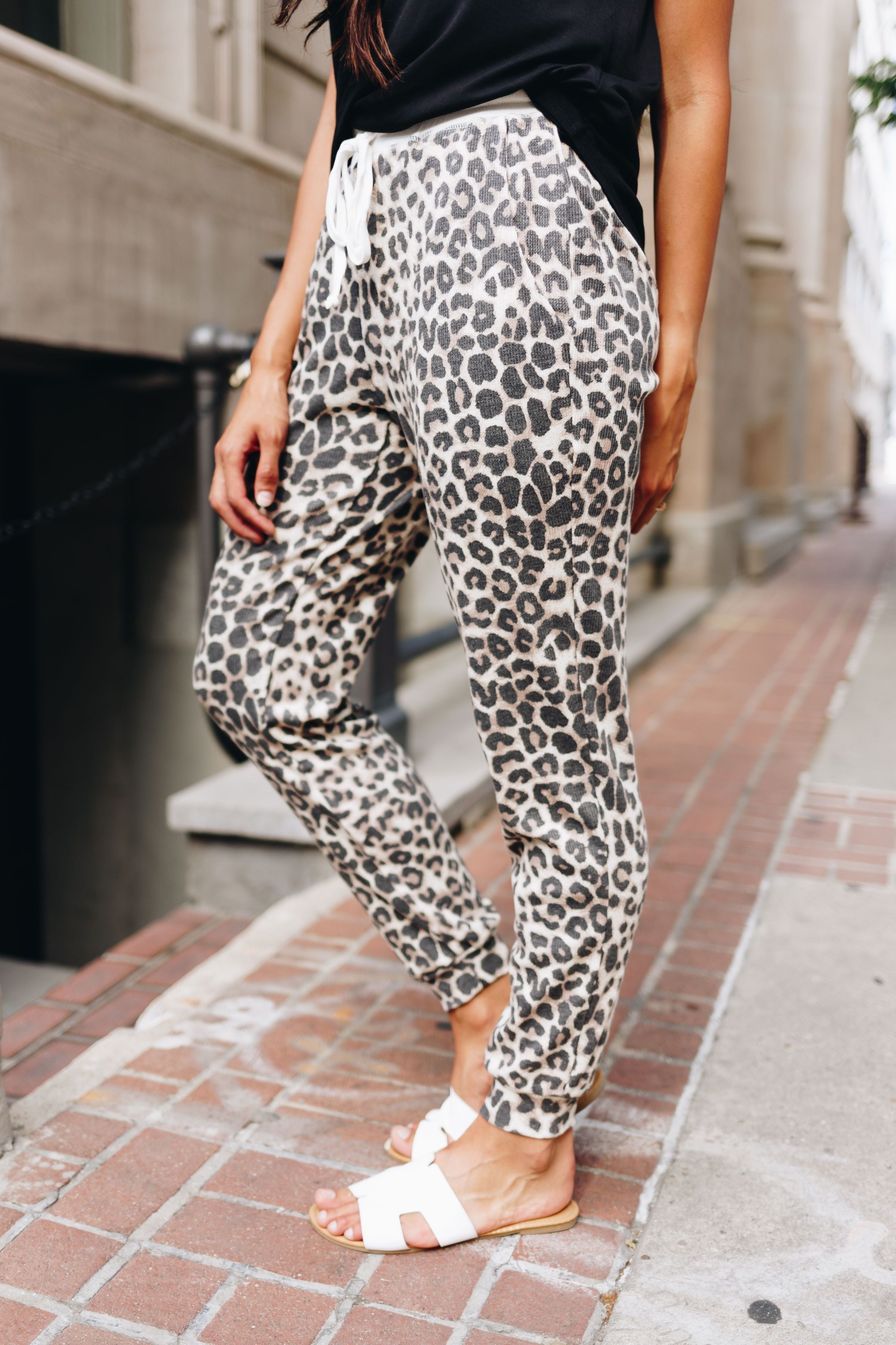 Lounging Leopard Joggers