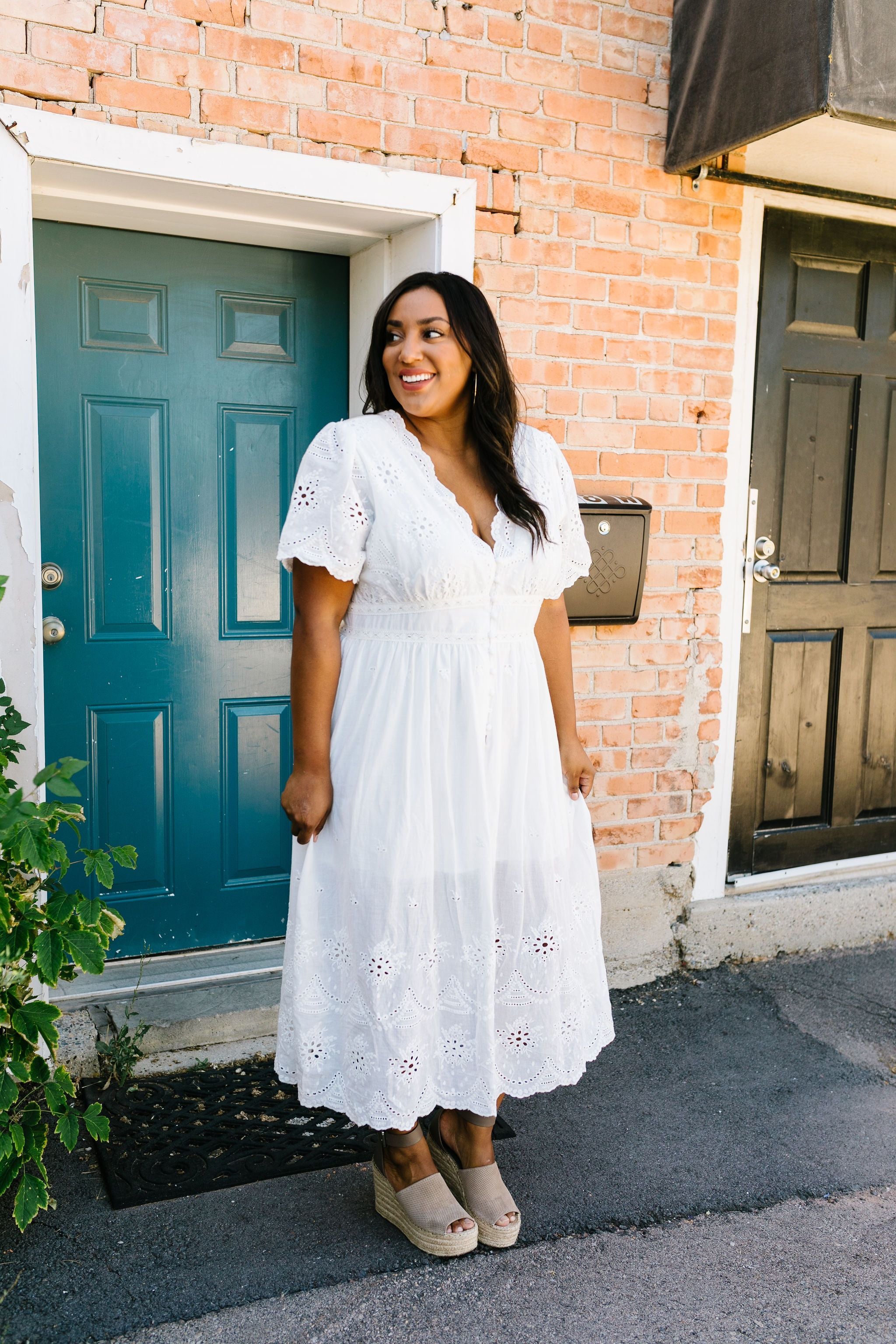 Made For Romance Lace Midi Dress