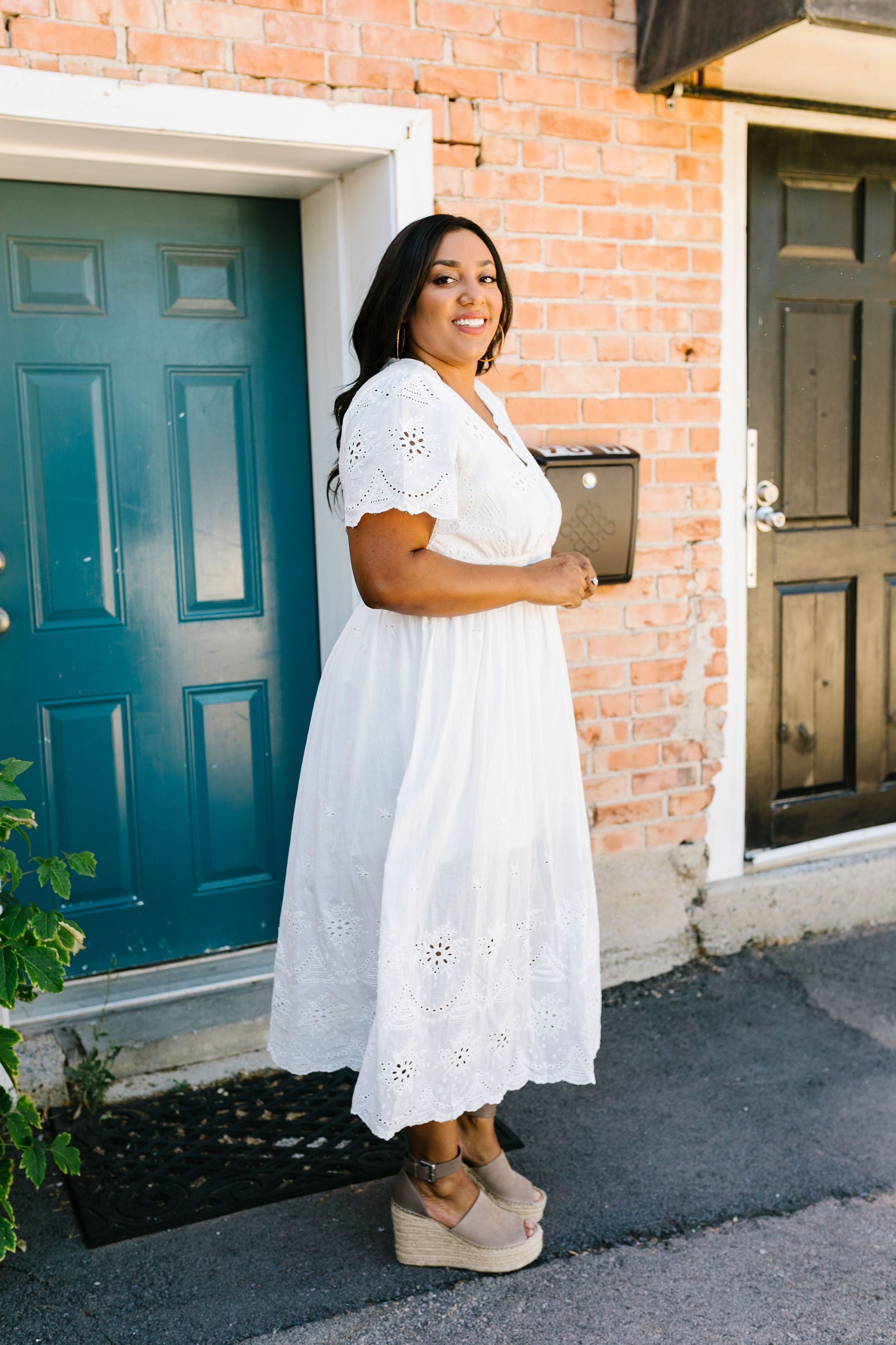 Made For Romance Lace Midi Dress