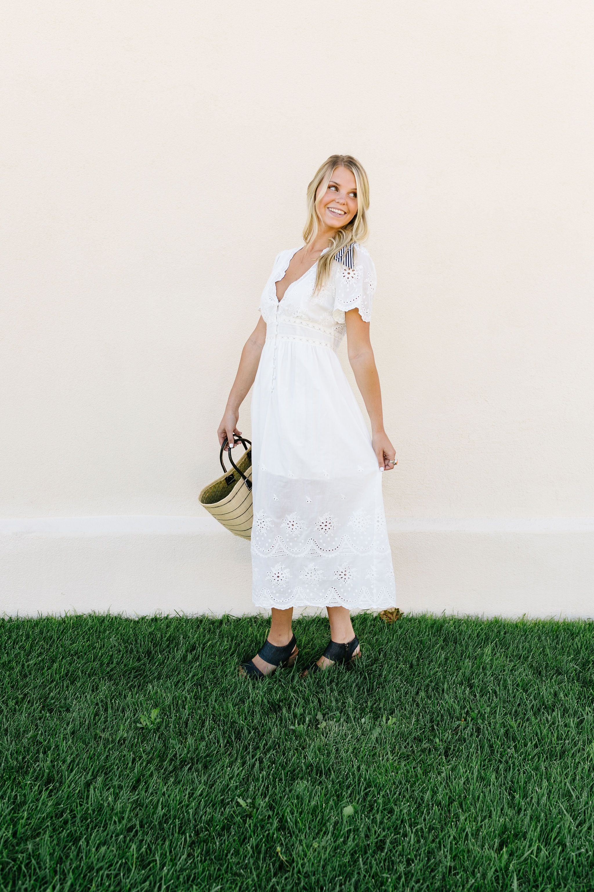 Made For Romance Lace Midi Dress