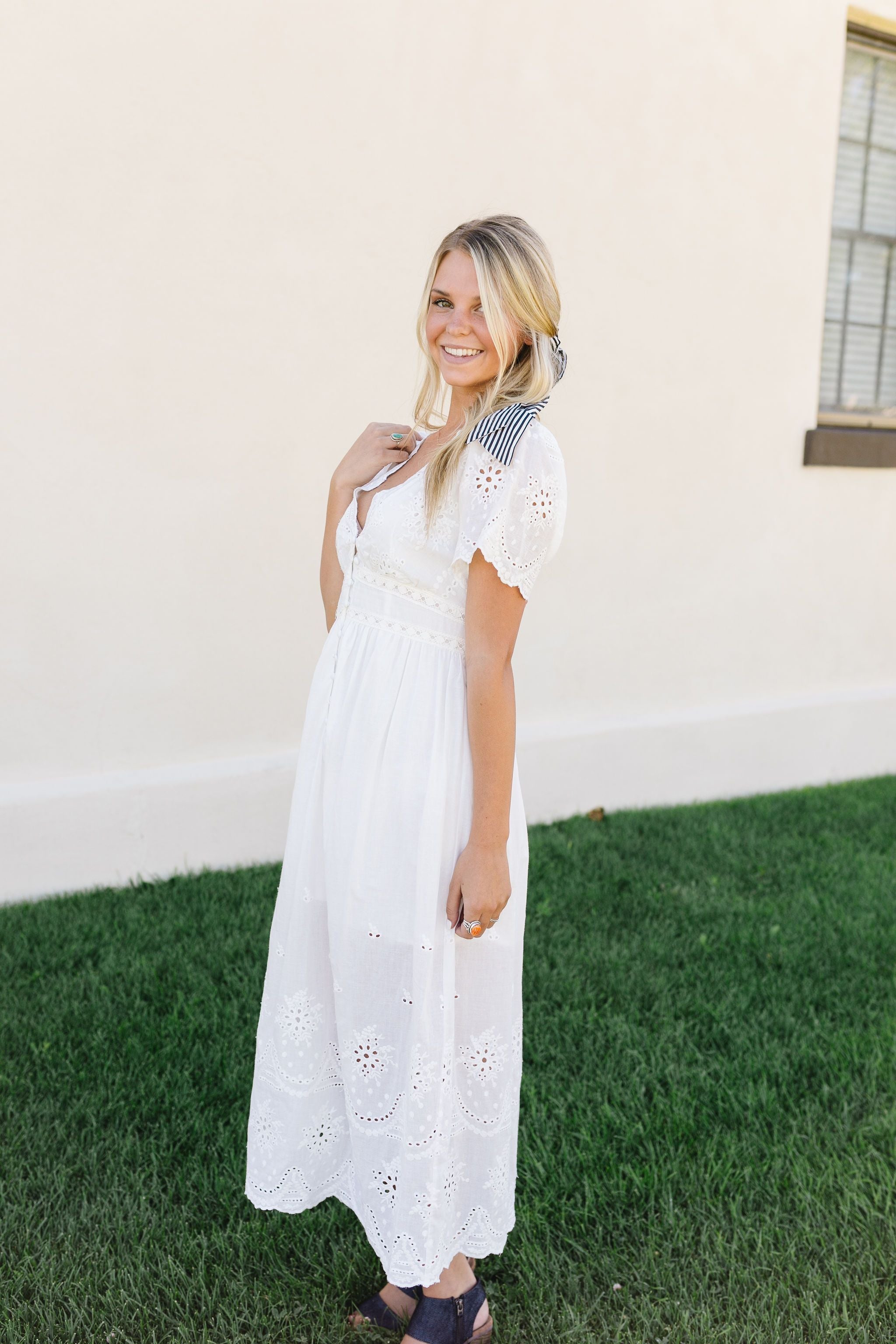 Made For Romance Lace Midi Dress