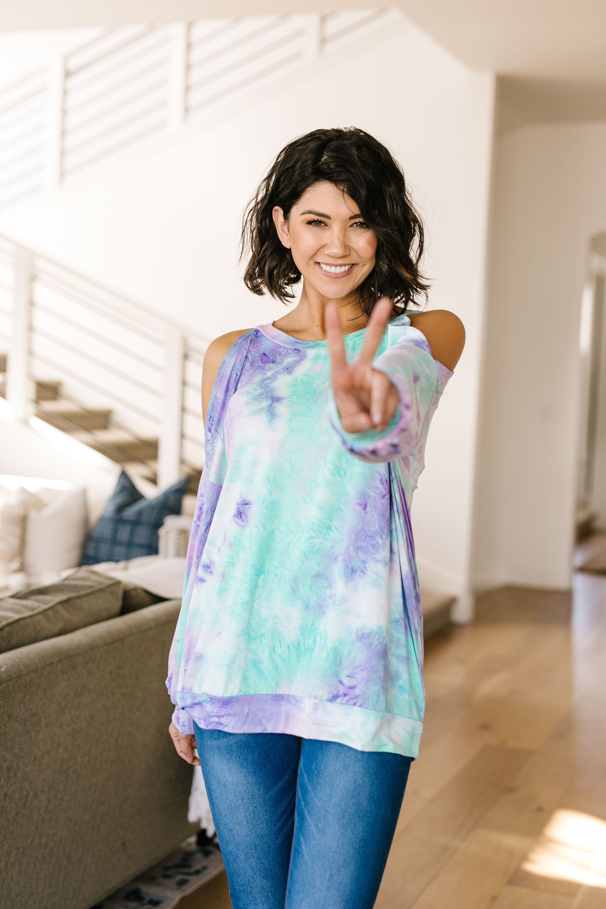 Make A Splash Tie Dye Top