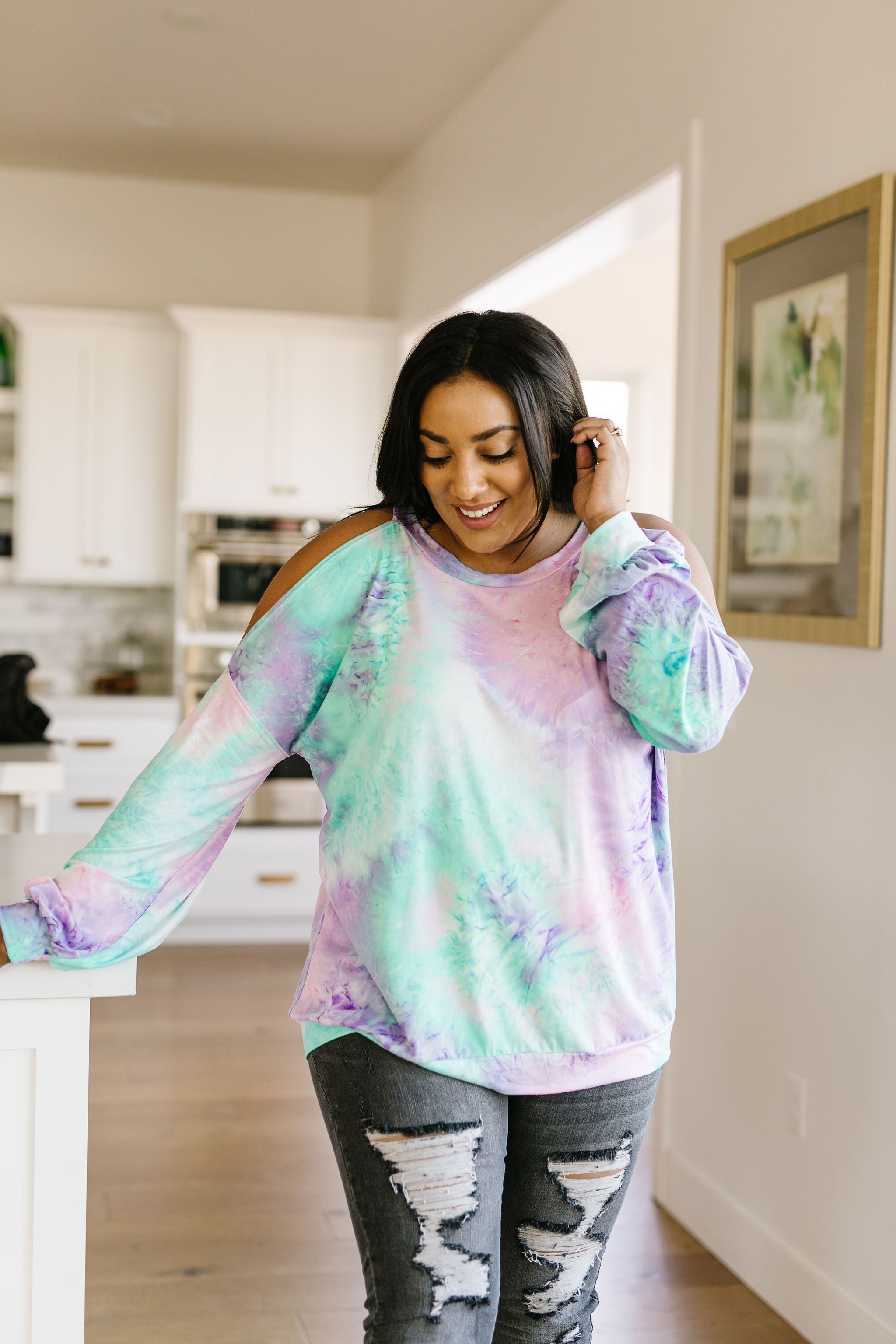 Make A Splash Tie Dye Top