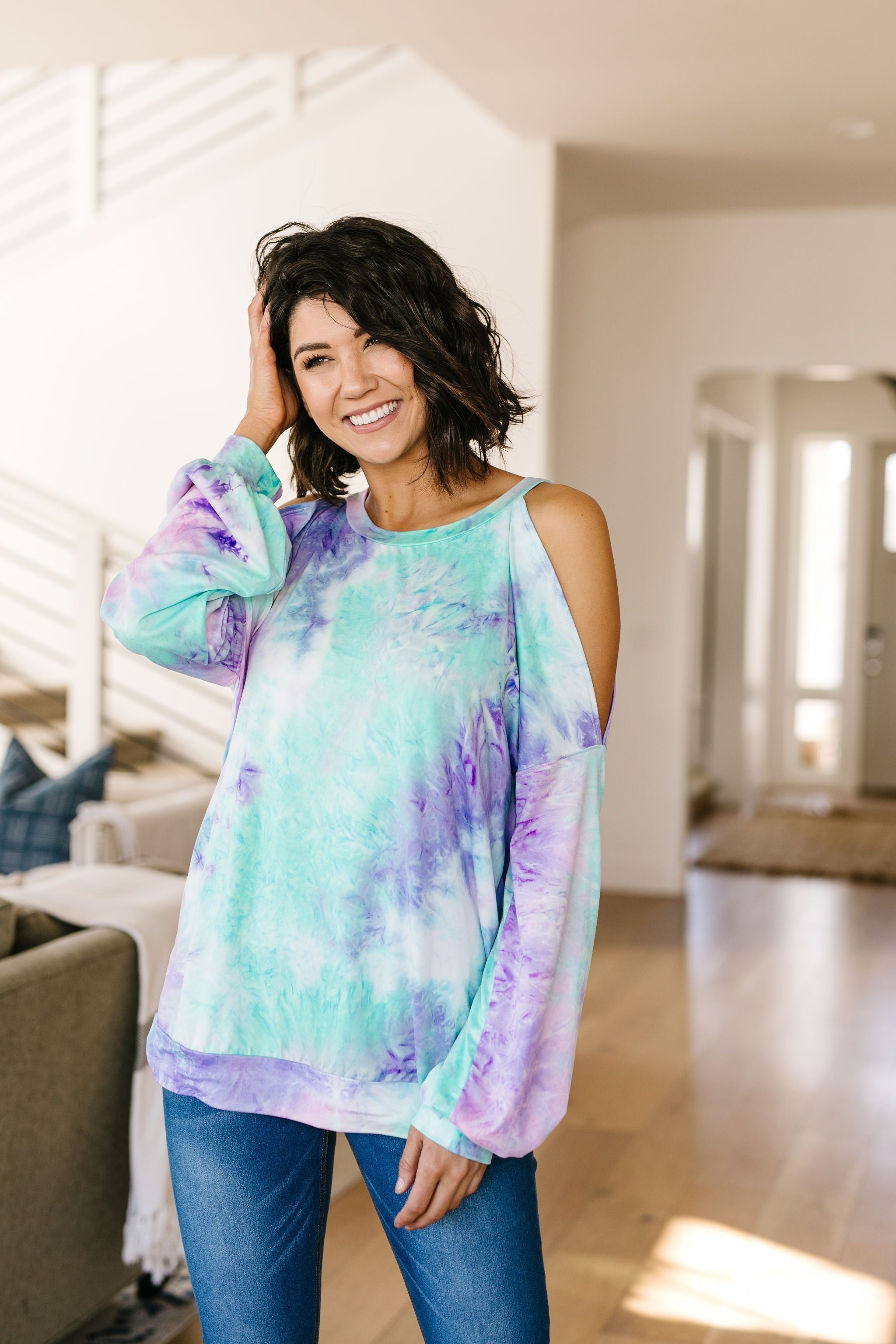 Make A Splash Tie Dye Top