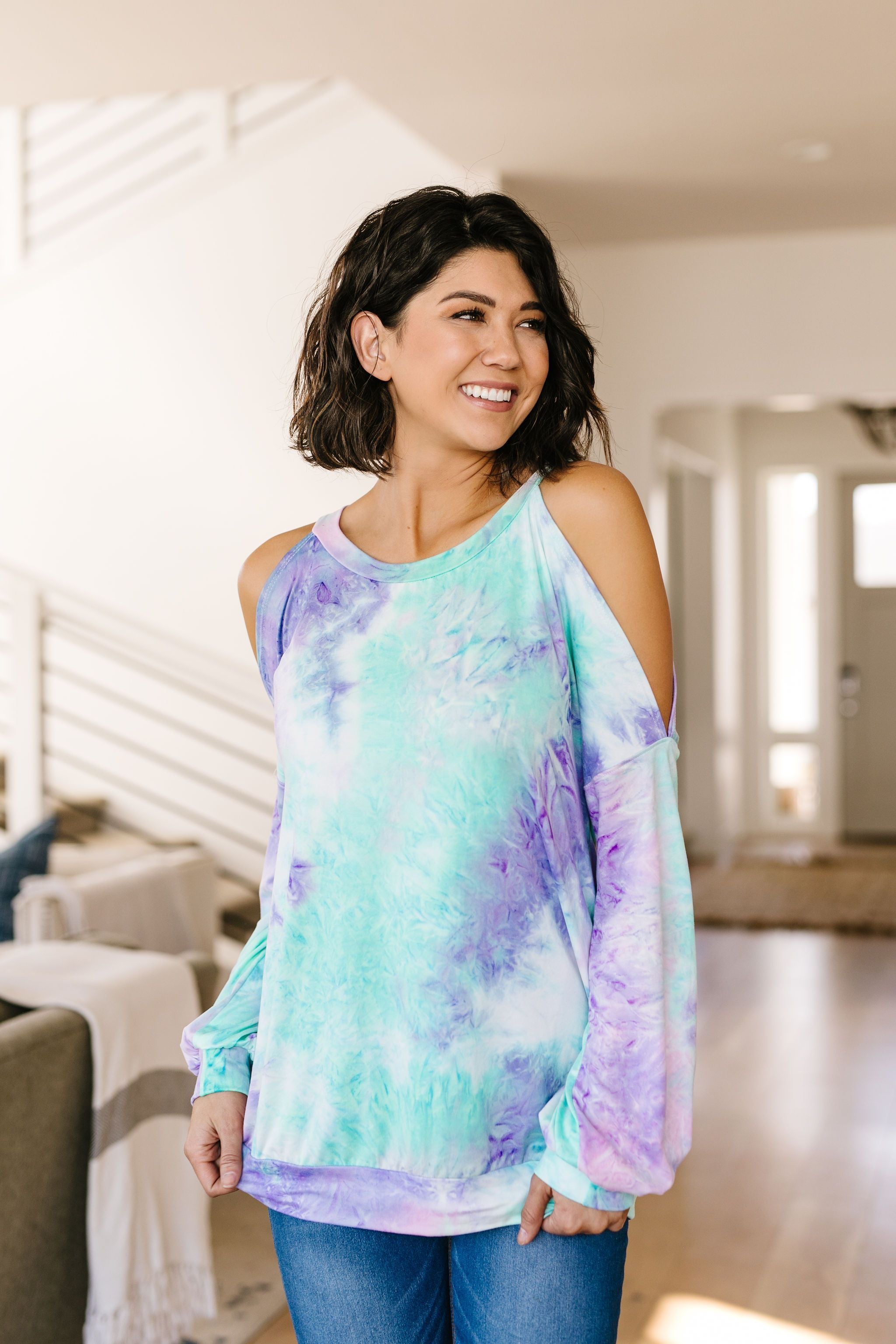 Make A Splash Tie Dye Top