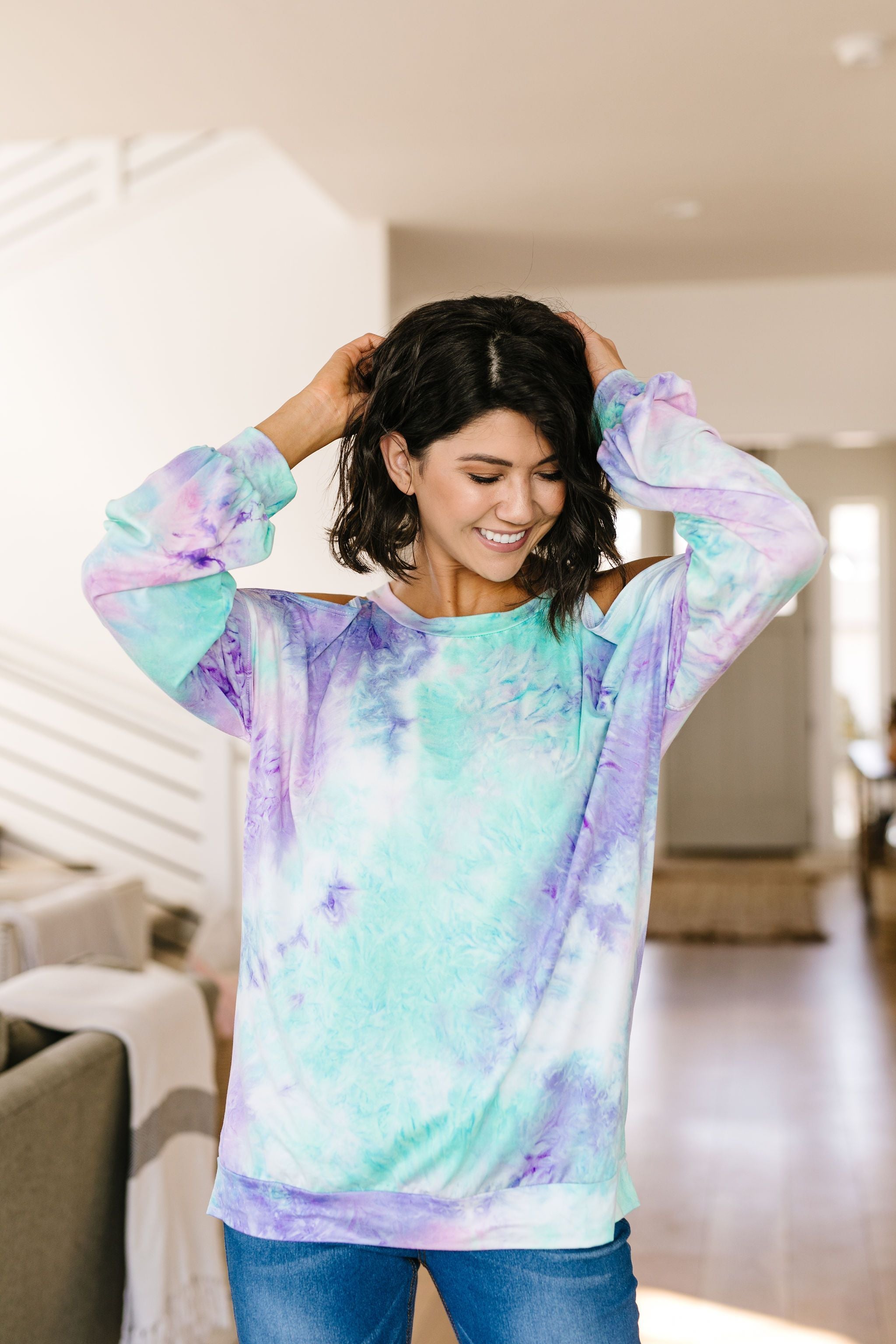 Make A Splash Tie Dye Top