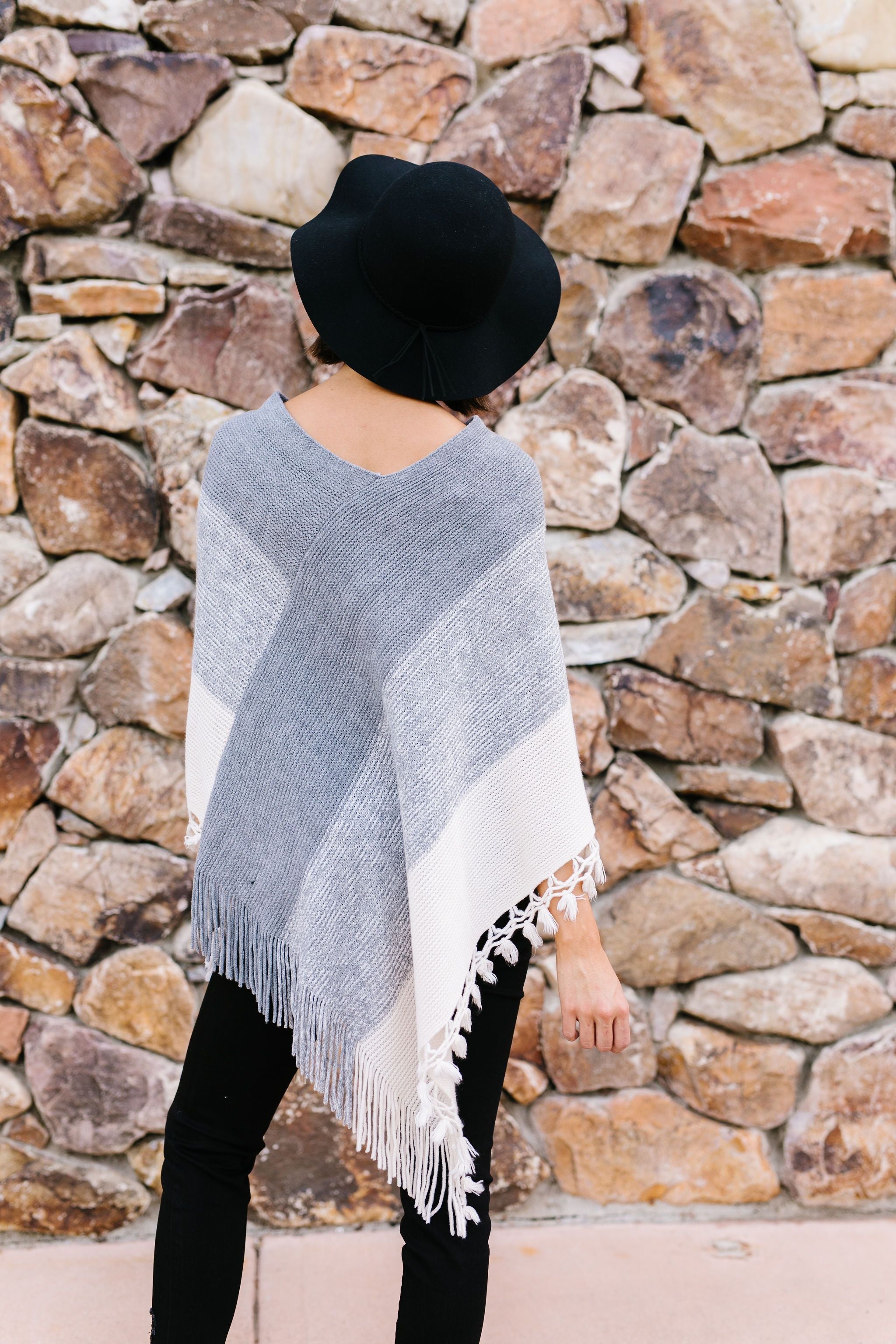 Make The Grade Fringed Poncho