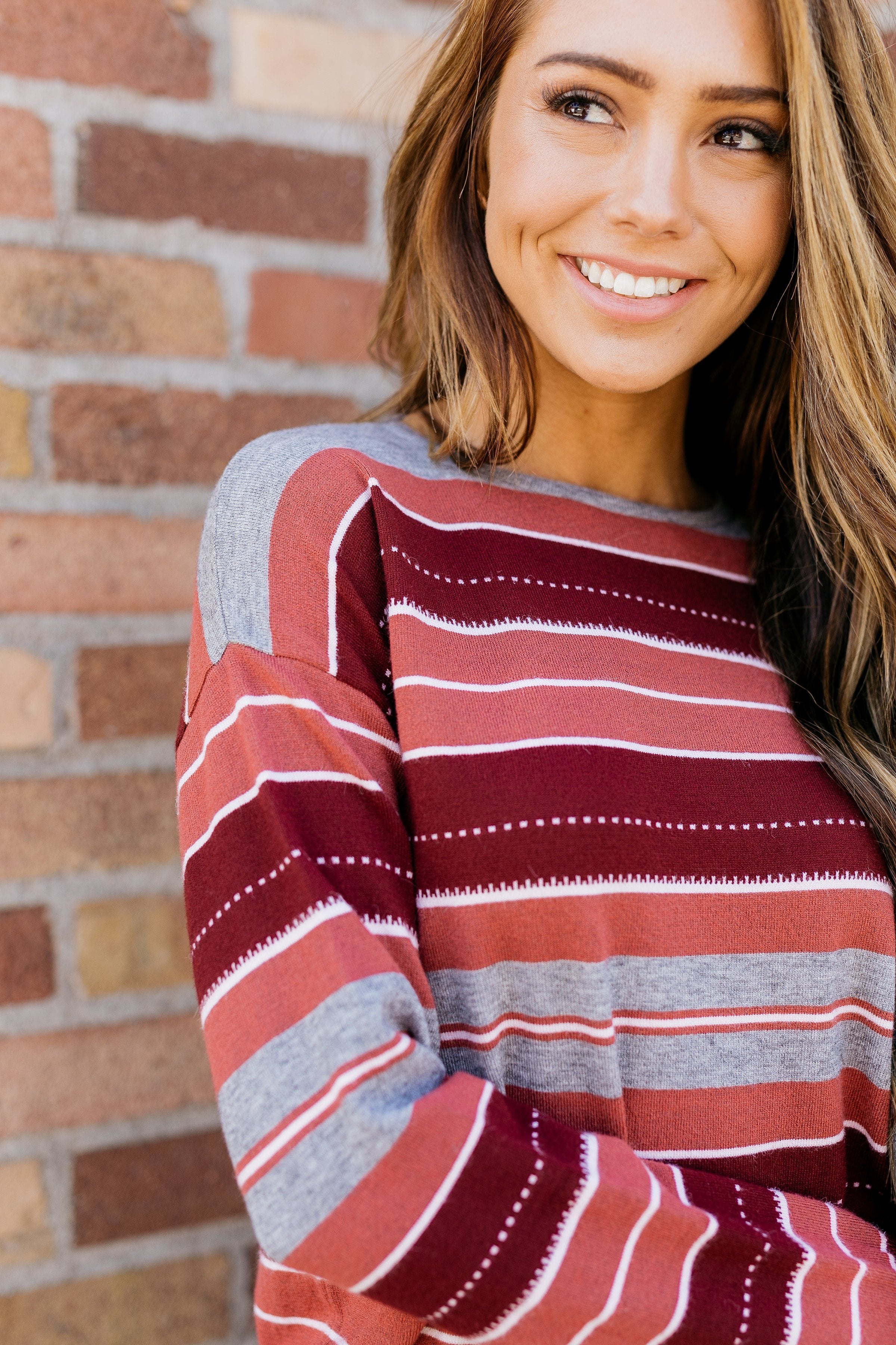 Mauve And More Fine Knit Sweater