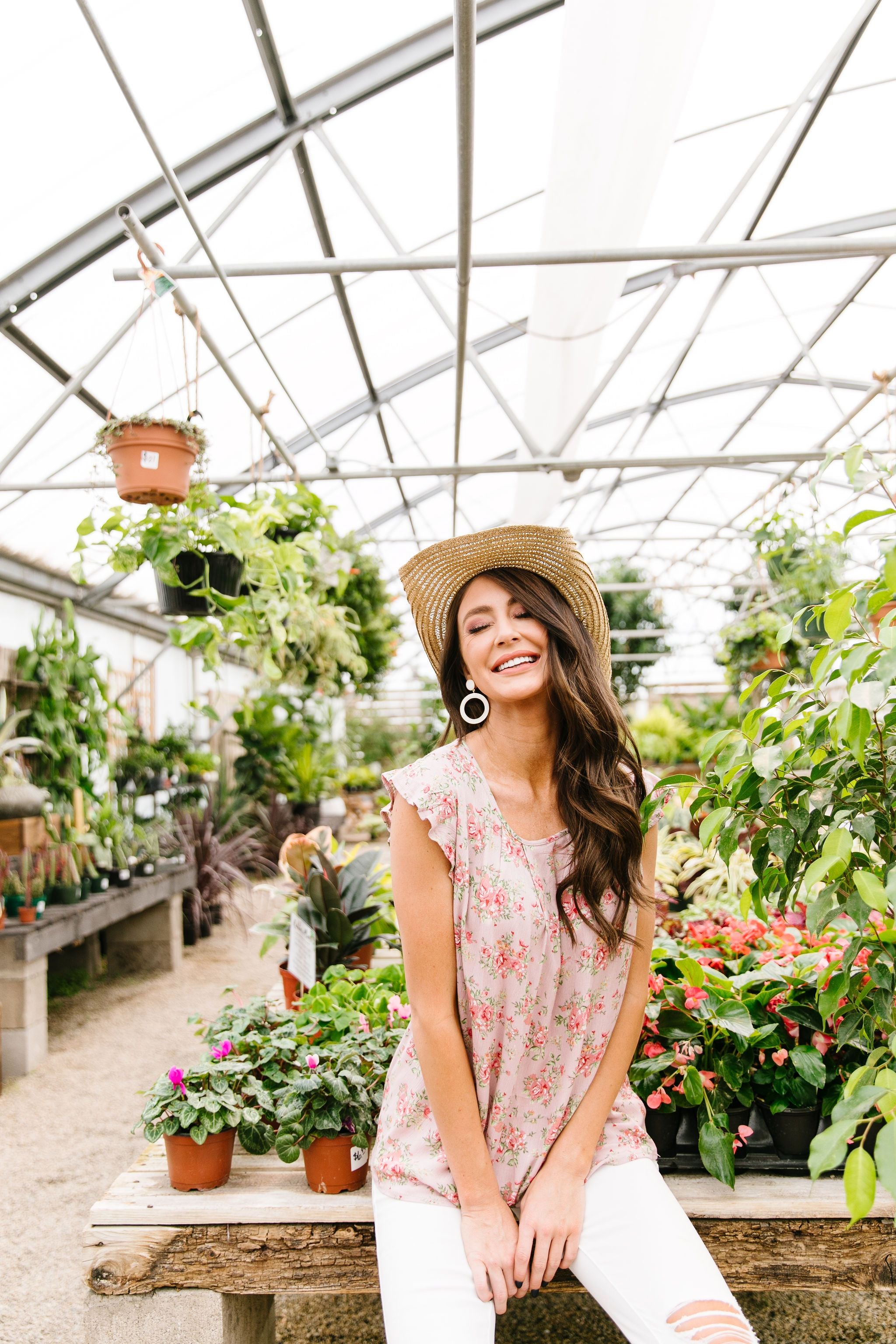 Mauve Floral Rhapsody Top