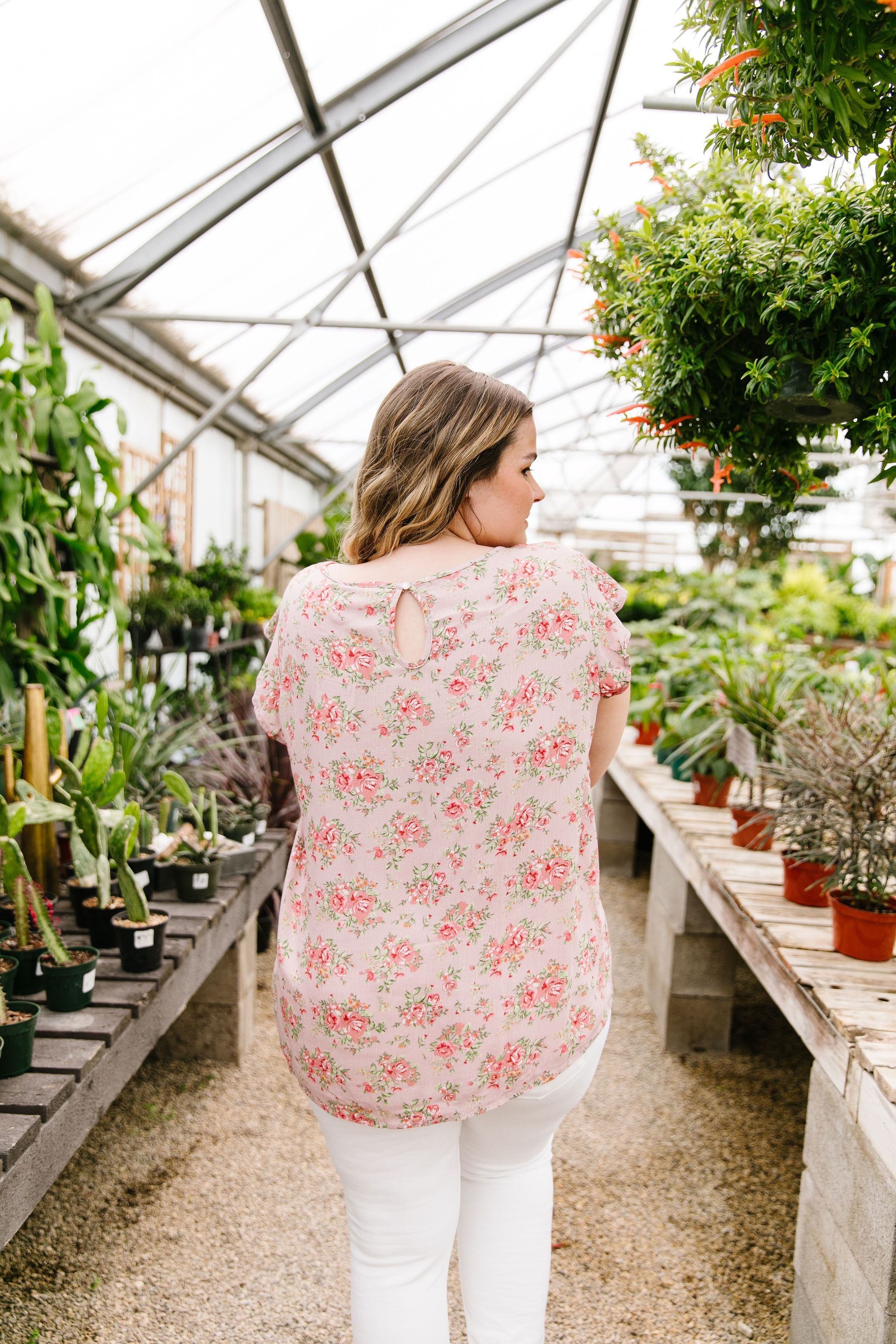 Mauve Floral Rhapsody Top