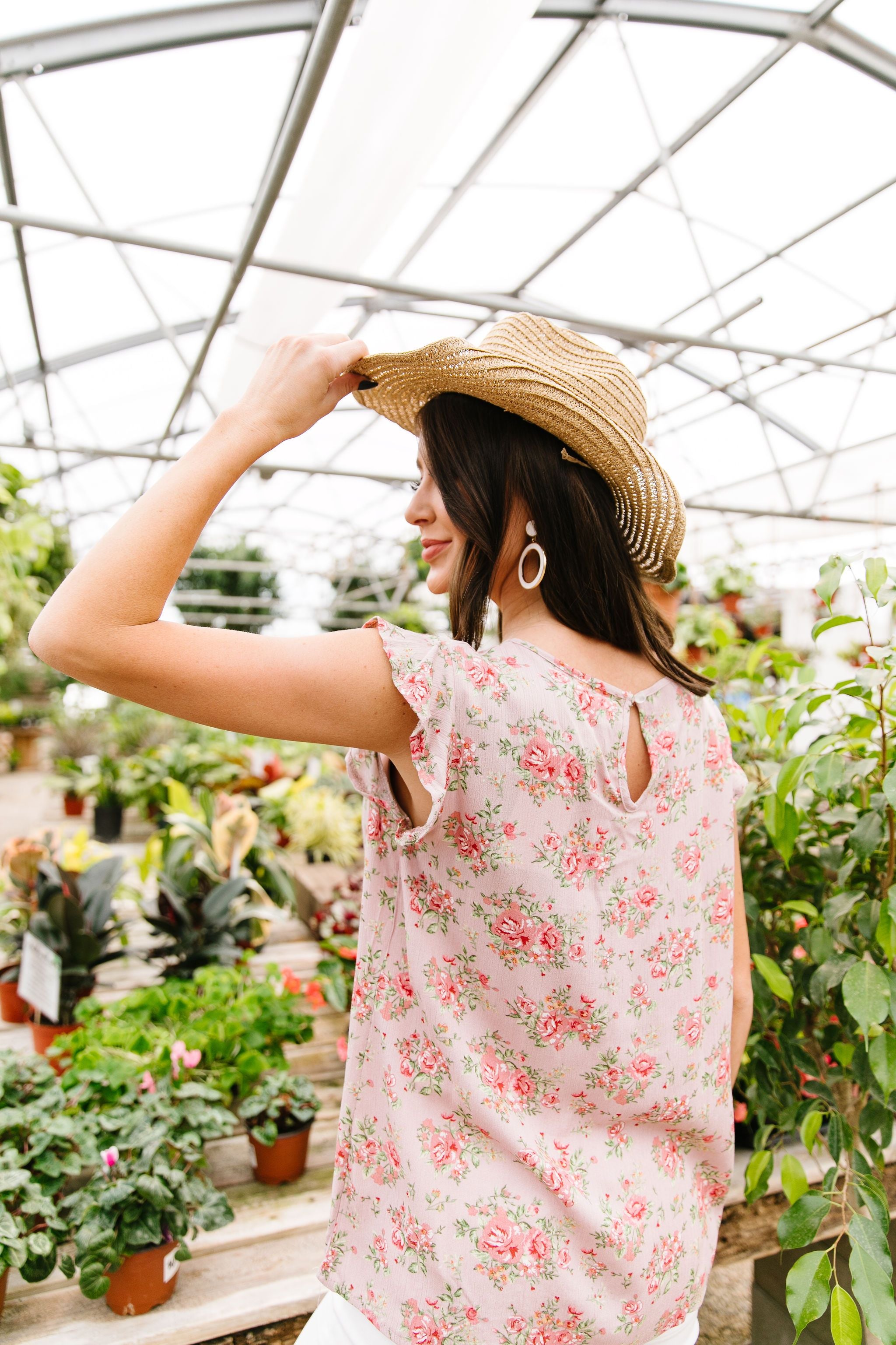 Mauve Floral Rhapsody Top