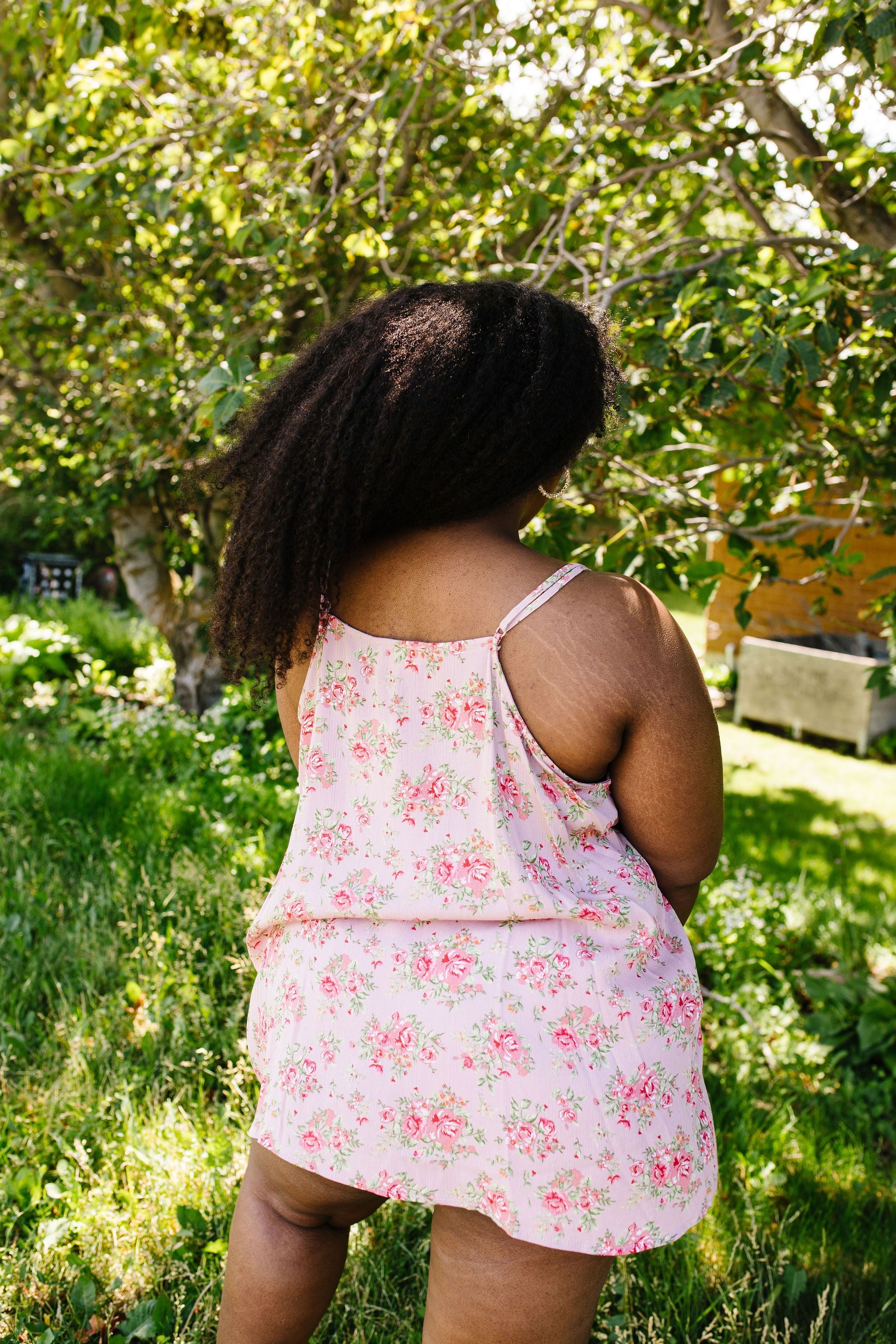 Mauve Floral Tank