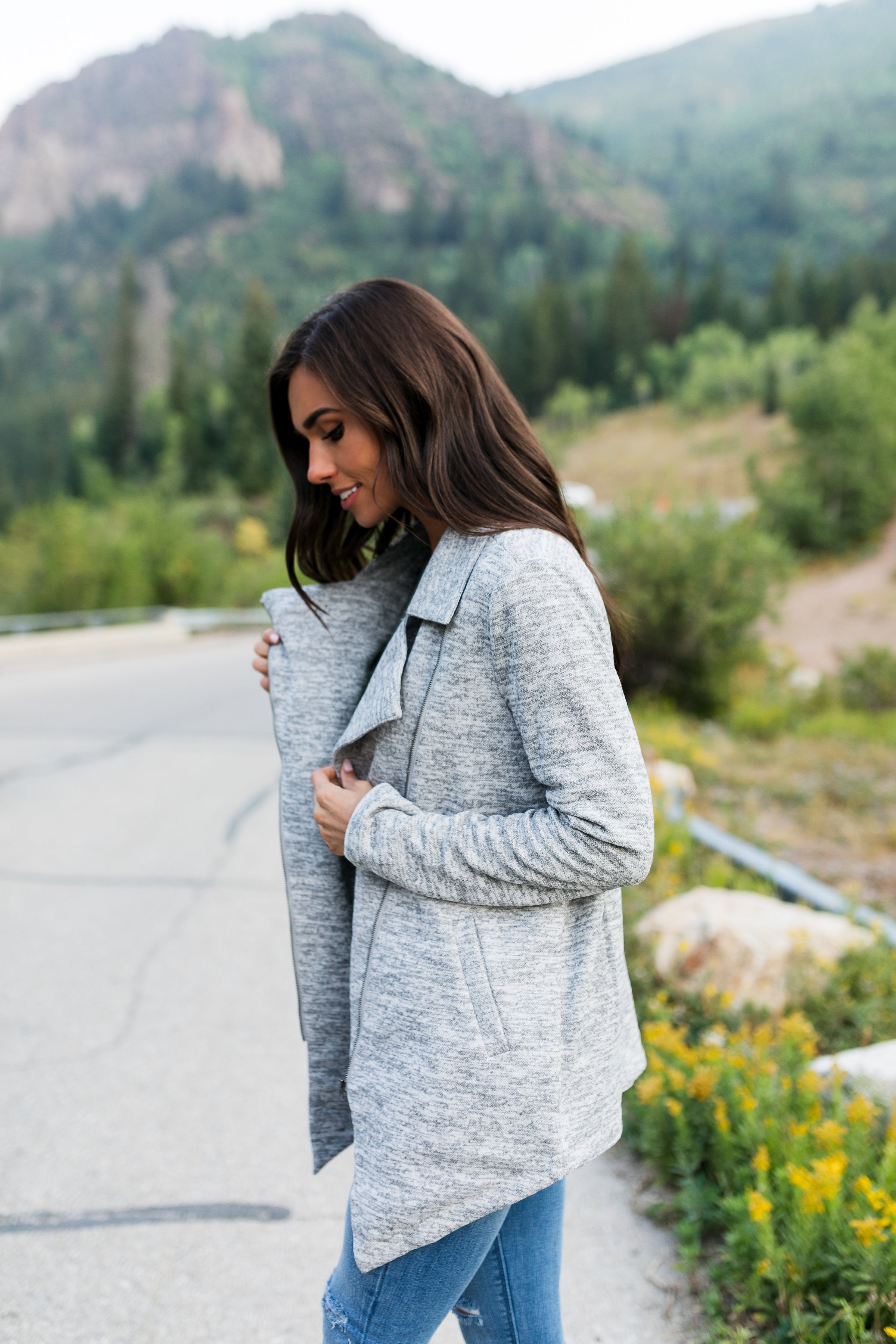 Modern Moto Knit Jacket