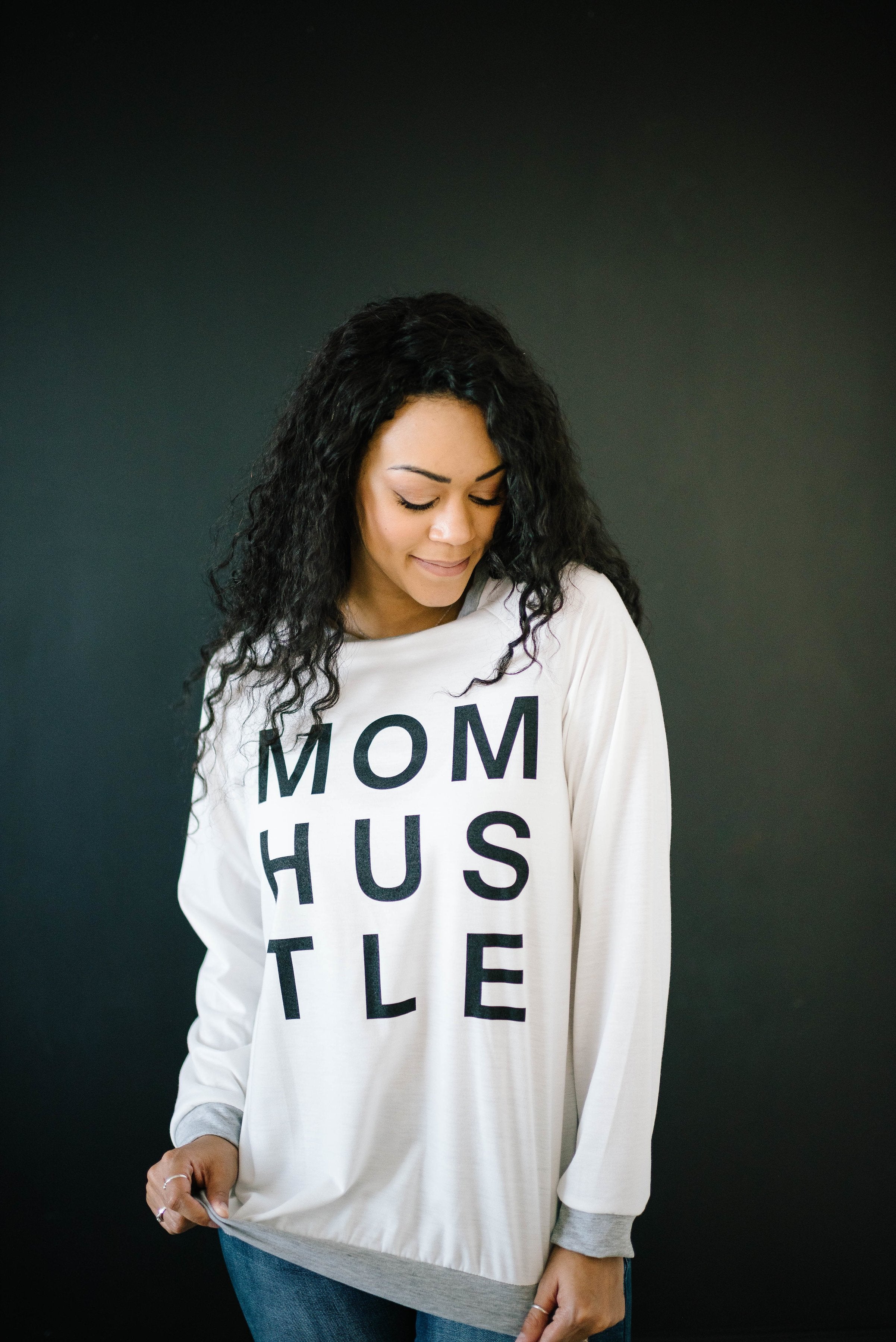 Mom Hustle in White