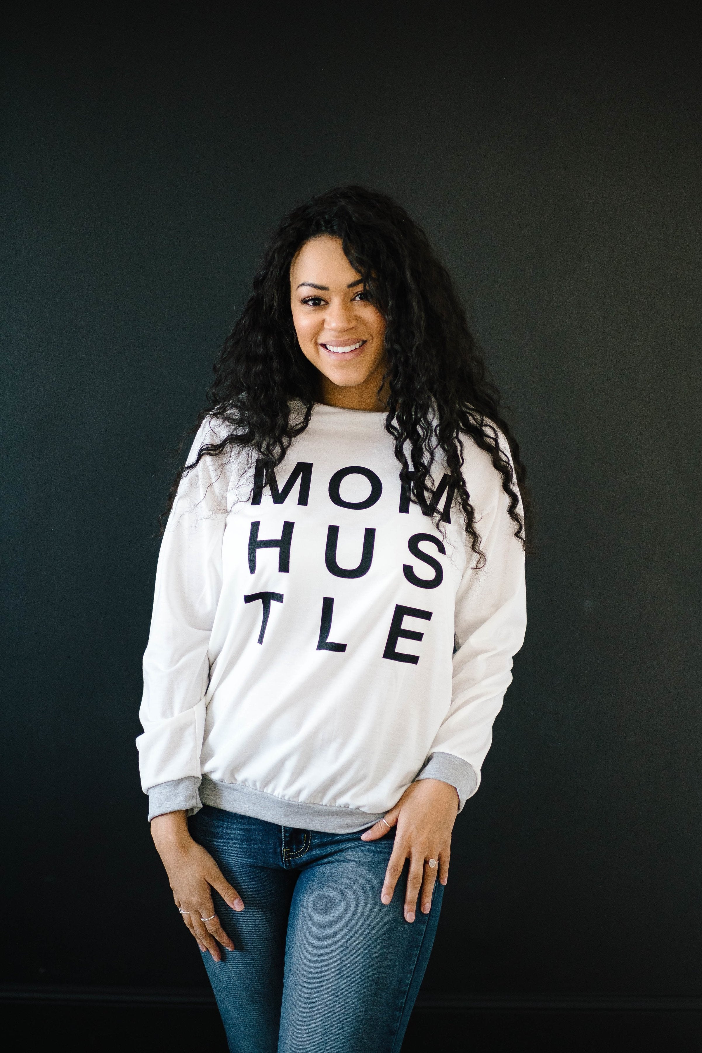 Mom Hustle in White