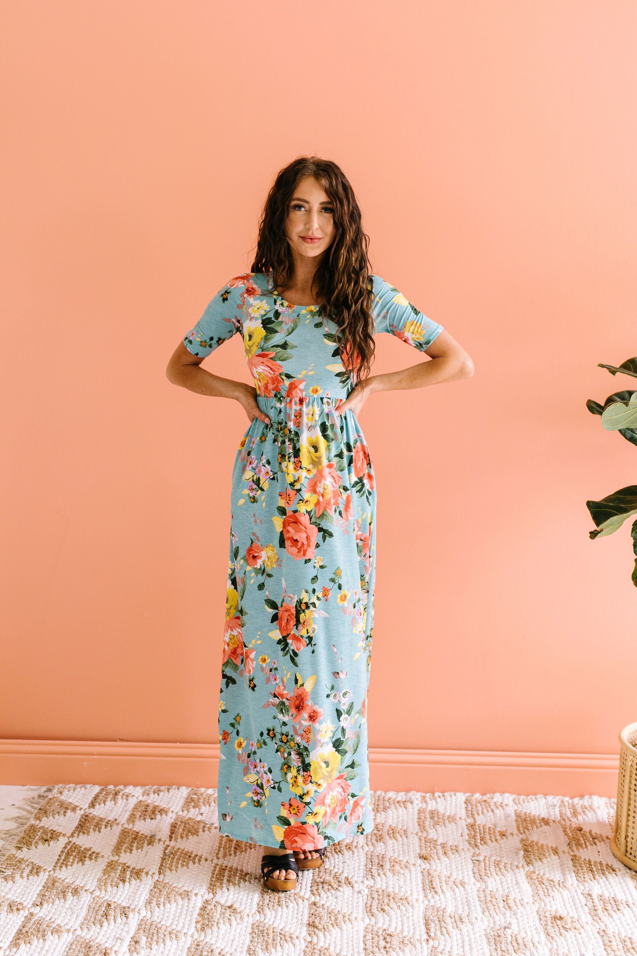 Morning Rendezvous Floral Maxi