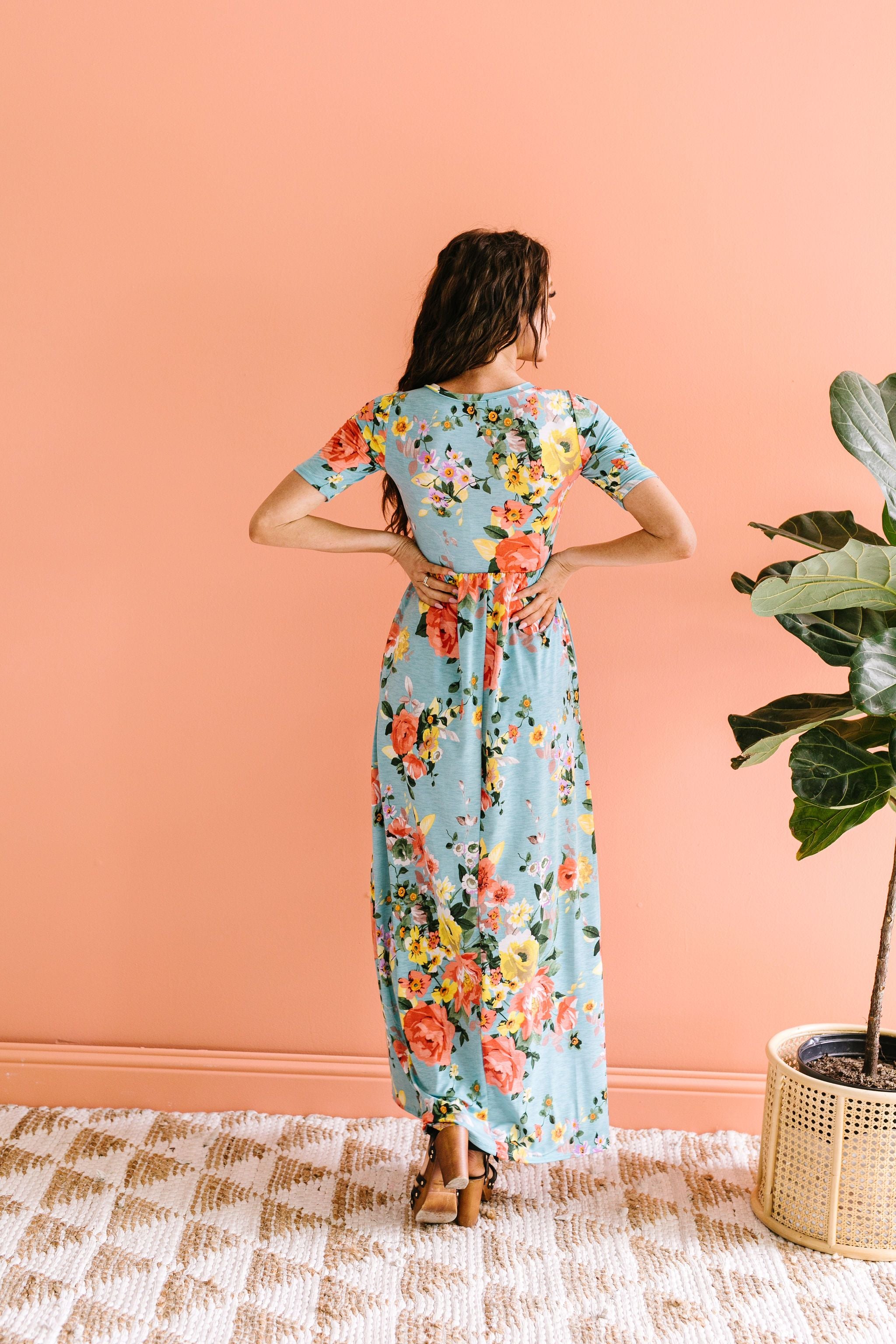 Morning Rendezvous Floral Maxi