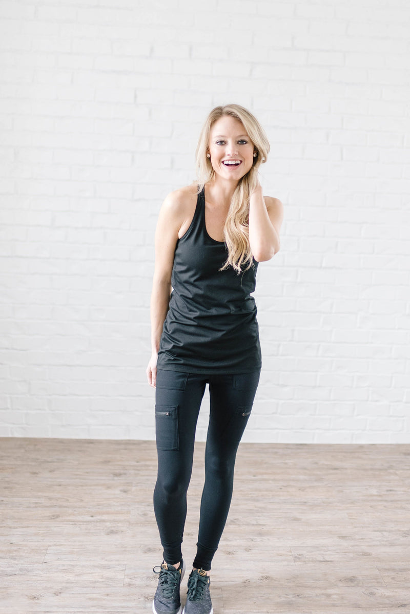 Namaste Tank in Black