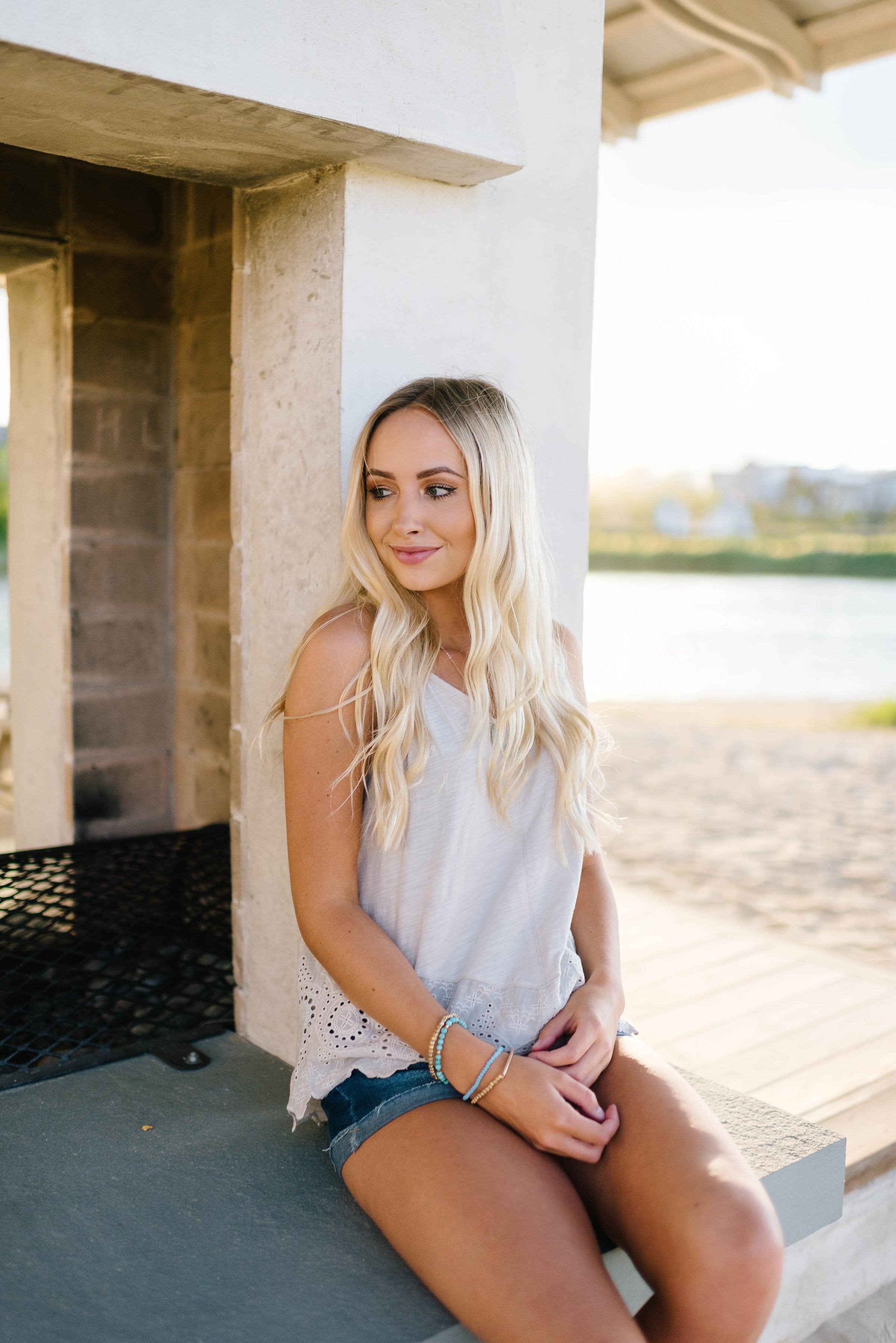 Natural Eyelet Tank