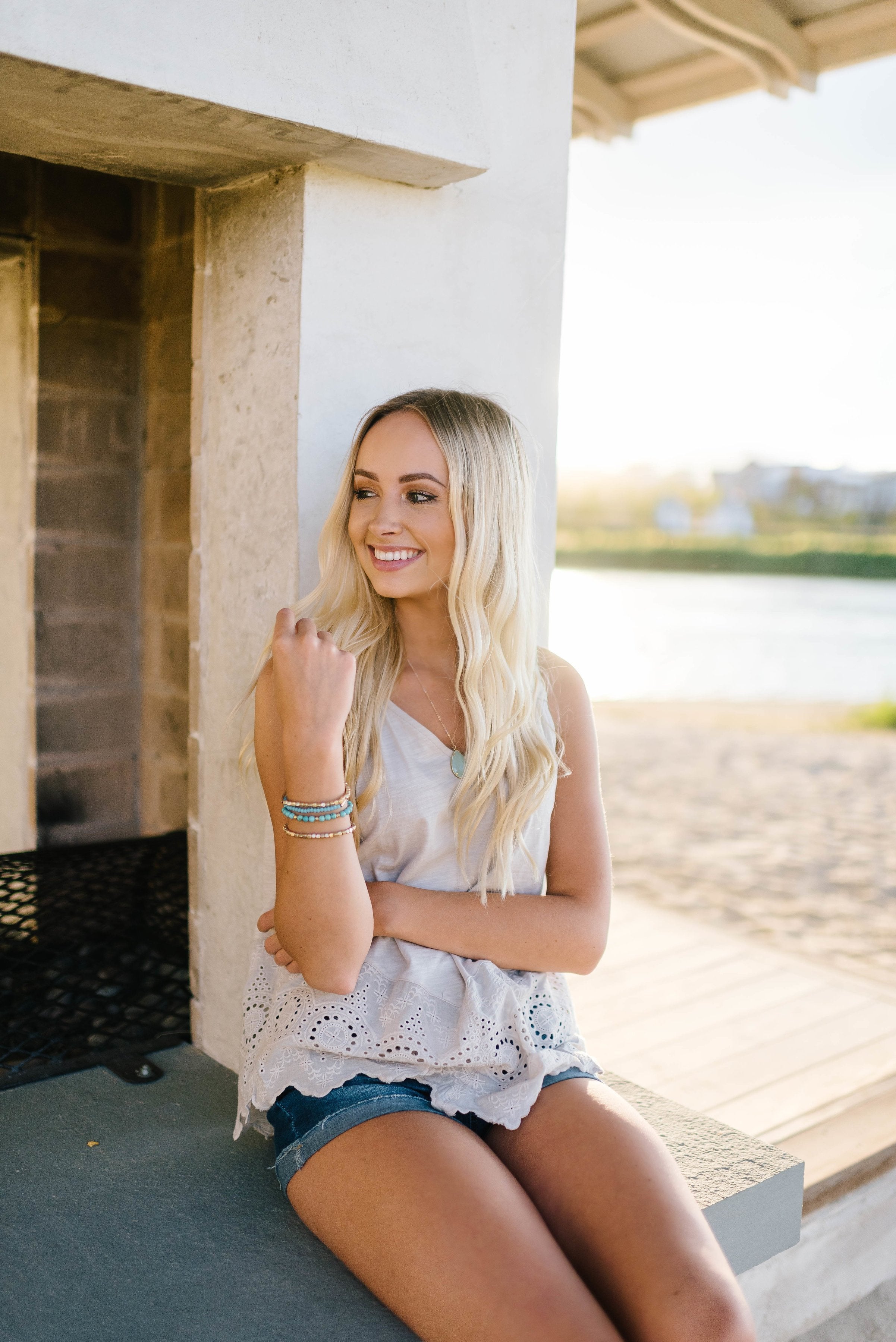 Natural Eyelet Tank