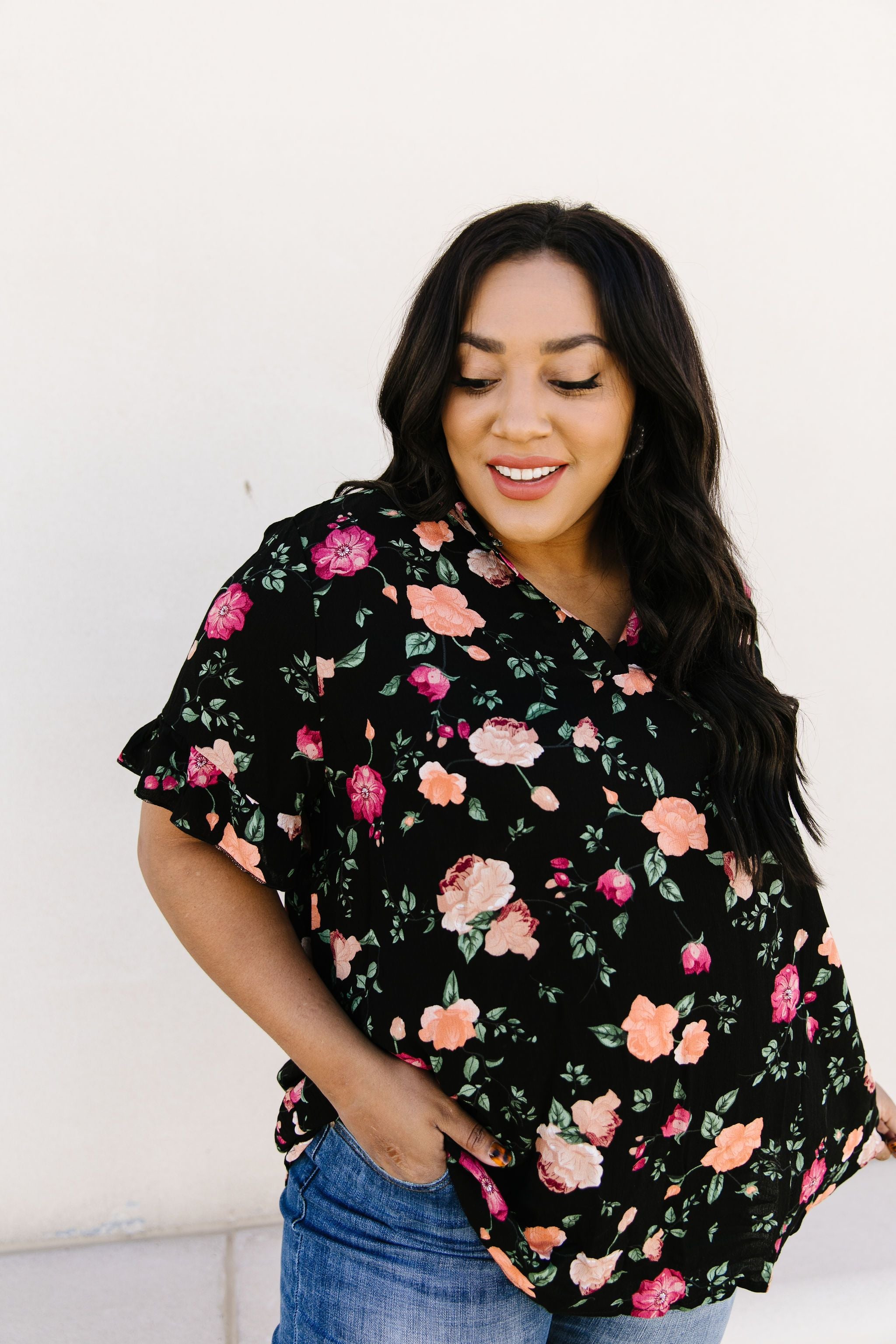 Nighttime Blooms Blouse