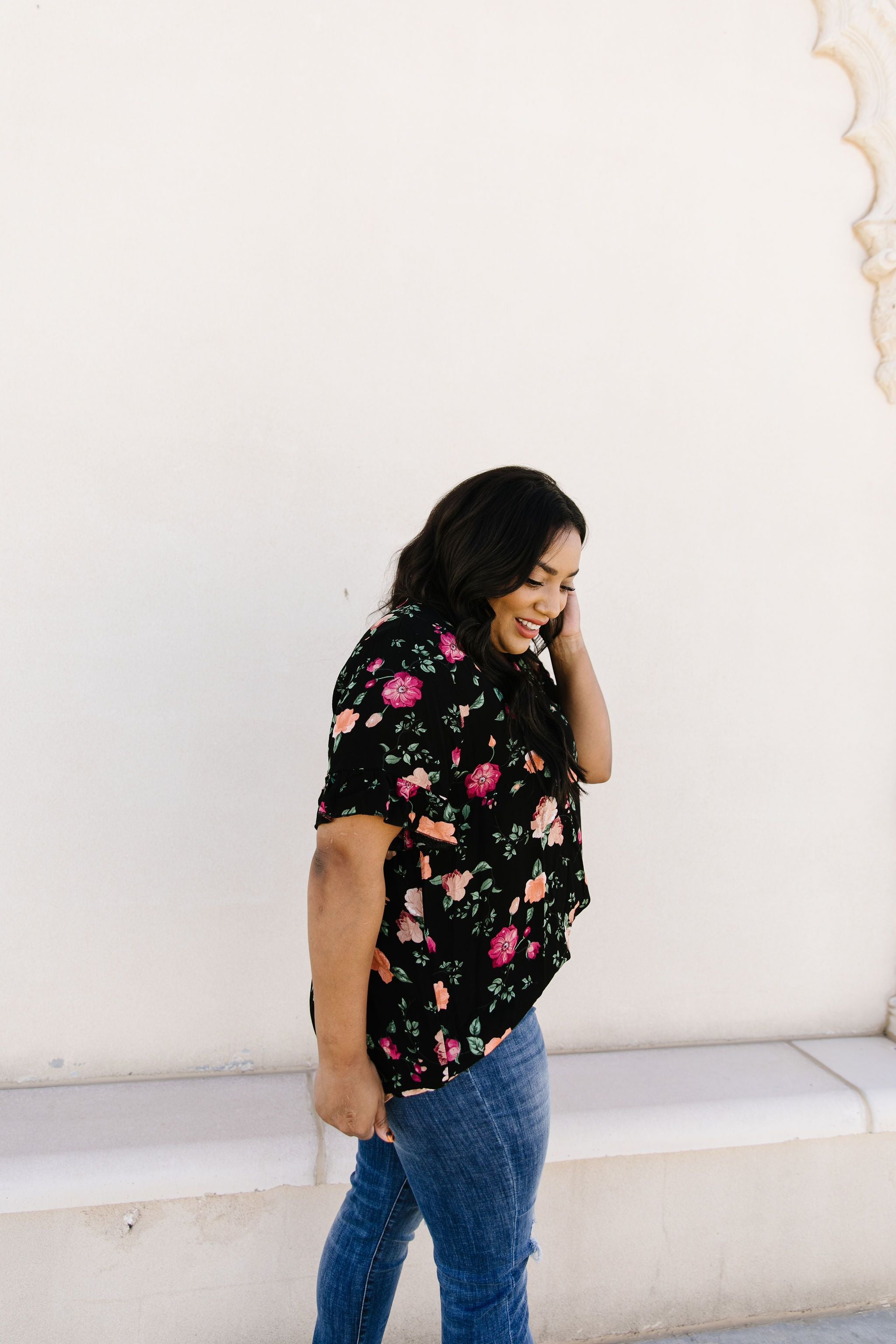 Nighttime Blooms Blouse